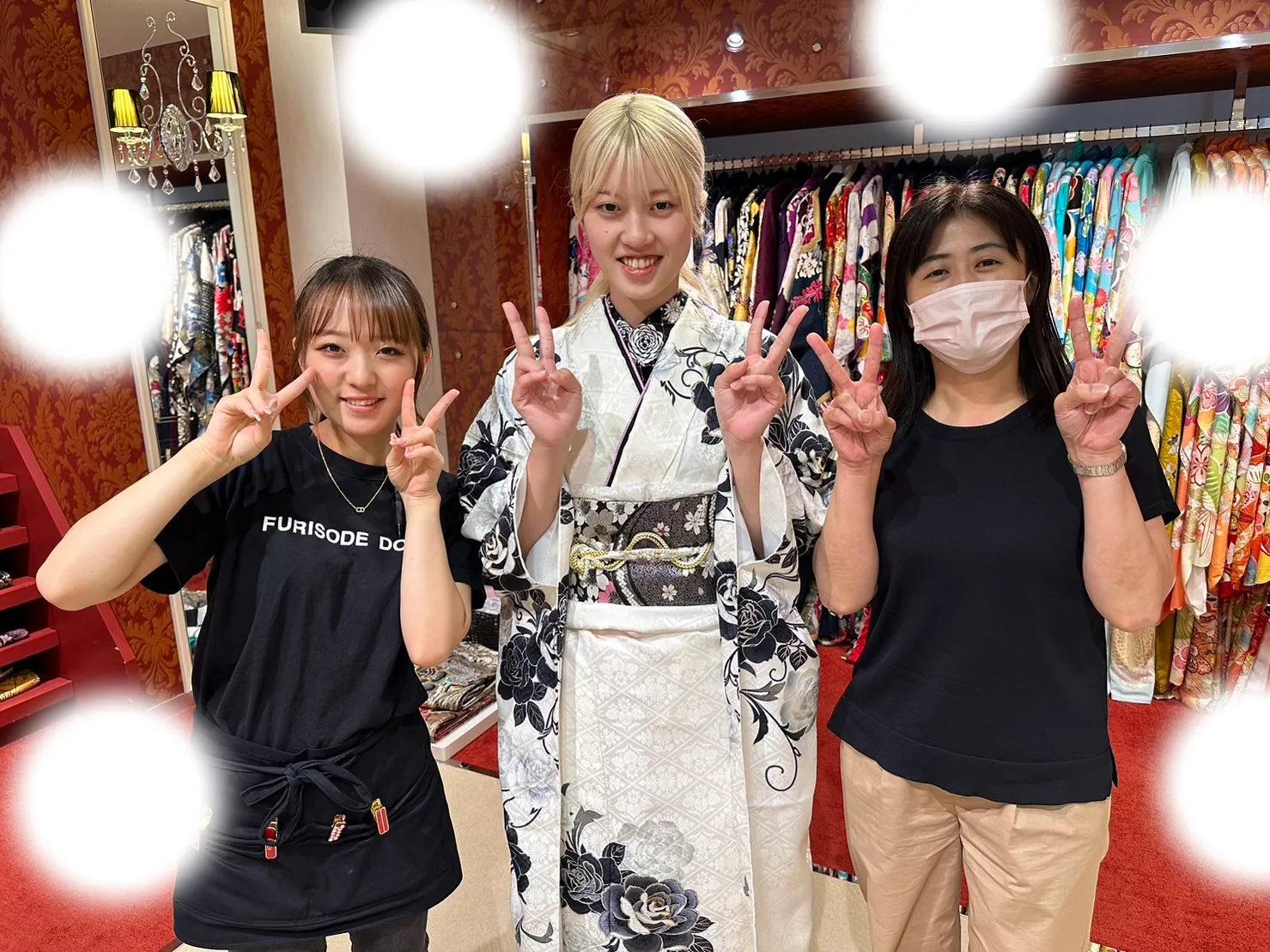 いまどき　かわいい　白い　梅田