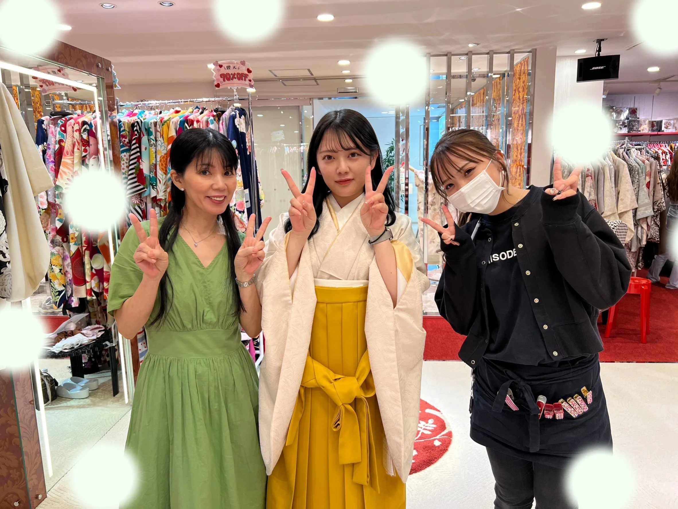 成人式　前撮り　梅田　袴　くすみカラー　かわいい　イマドキ　淡色　古典　タカゼン　撮影