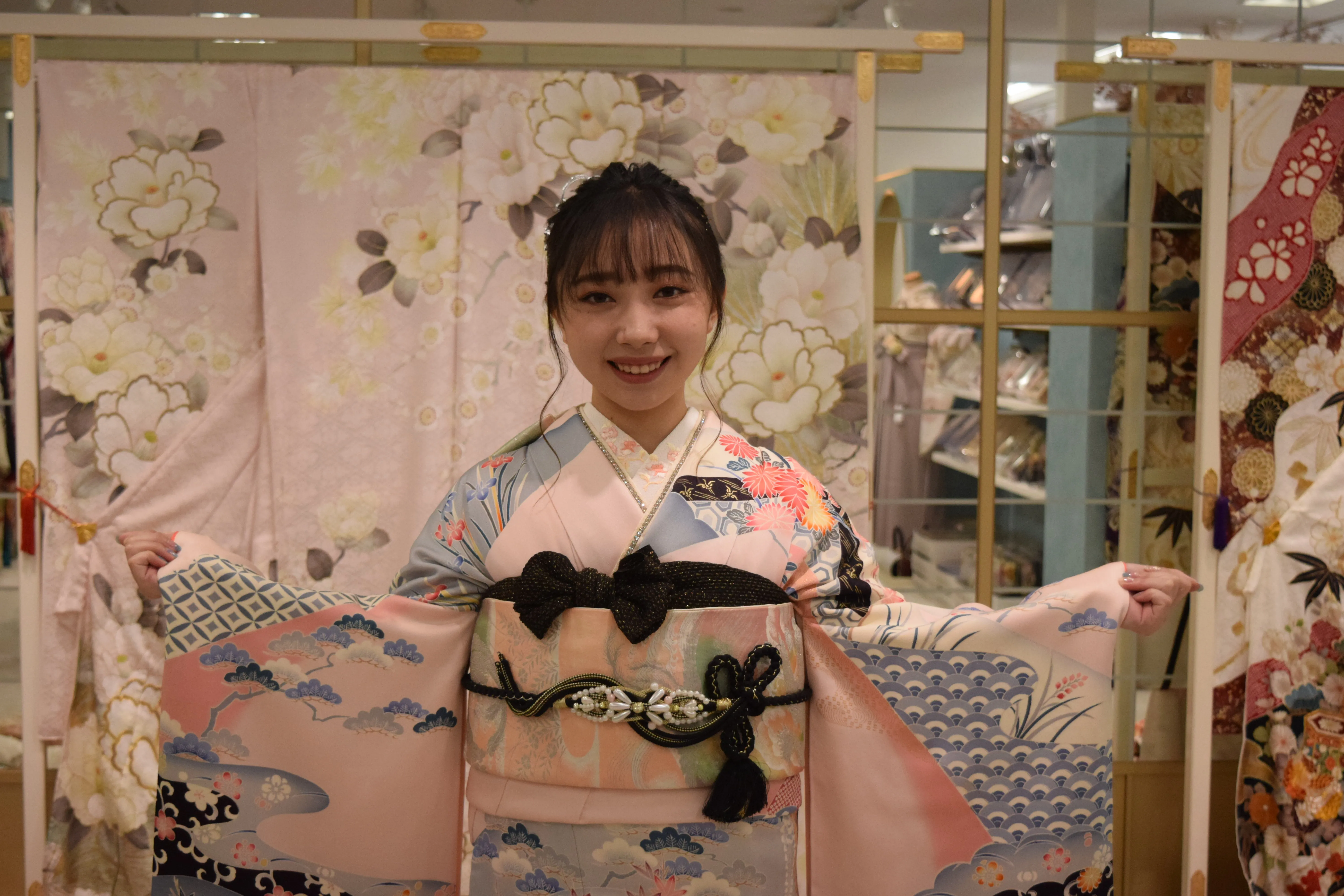 前撮り　振袖　撮影会　古典　持込