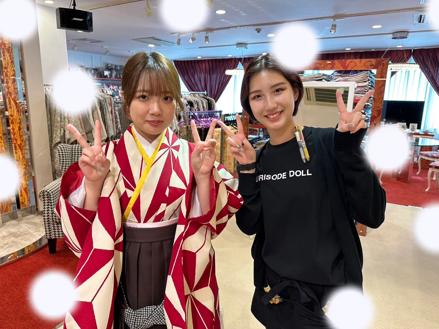 袴レンタル　振袖レンタル　くすみ　キラキラ　かわいい　梅田　大阪　安い　イマドキ　古典　くすみカラー　前撮り　ヴィンテージ　渋い