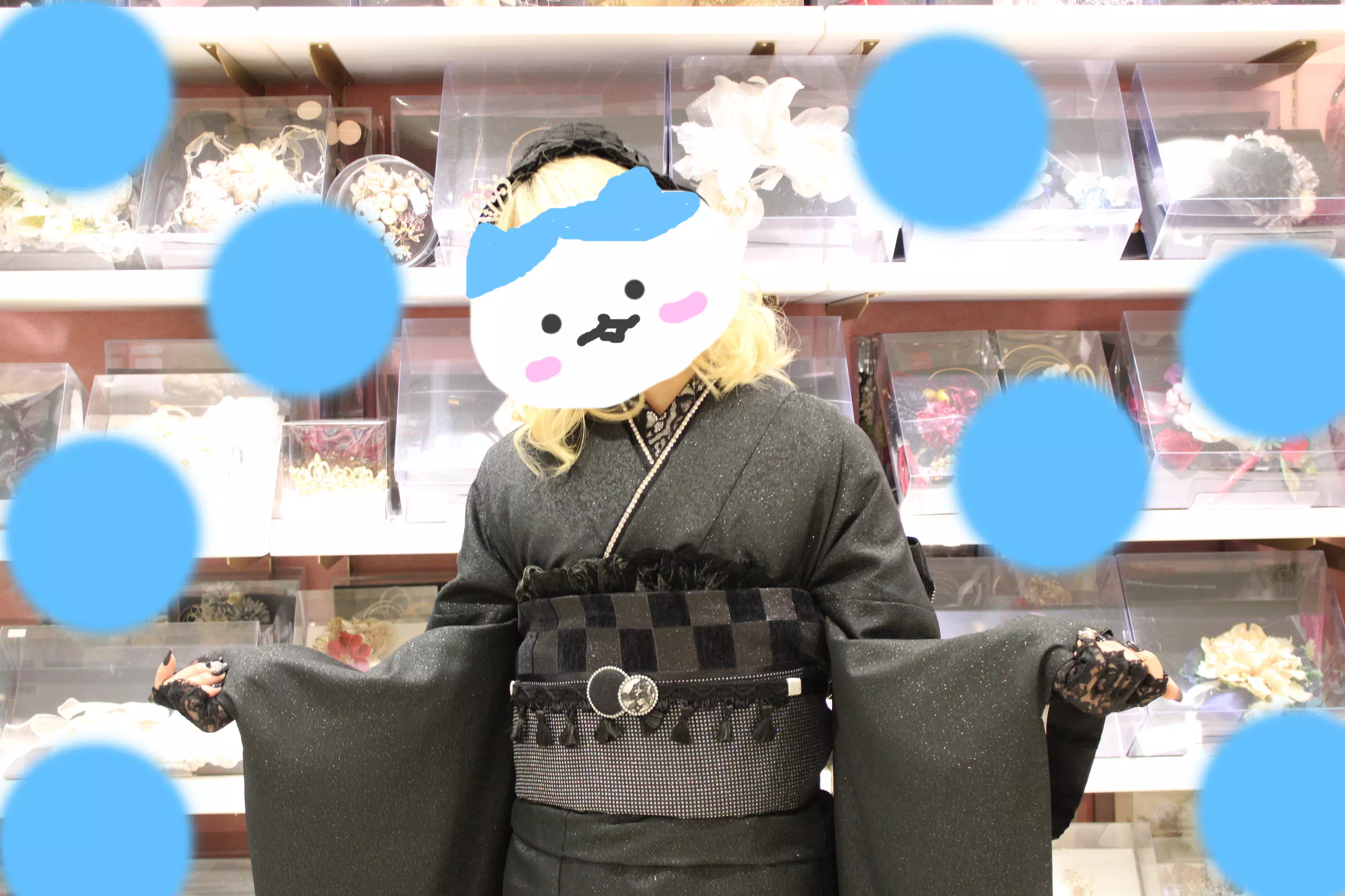 TAKAZEN姫路店　加古川市　高砂市　人気振袖　振袖レンタル　姫路市　成人式　卒業式　袴　振袖　イマドキ振袖　カッコイイ　個性的　ゴスロリ