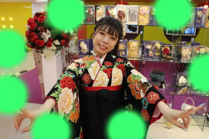 TAKAZEN神戸店　前撮り撮影会　イマドキ　カワイイ　コディネート　振袖　レンタル　袴　