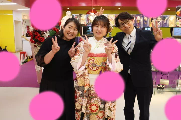 TAKAZEN神戸店古典　前撮り撮影会　イマドキ　カワイイ　コディネート　振袖　レンタル　袴　