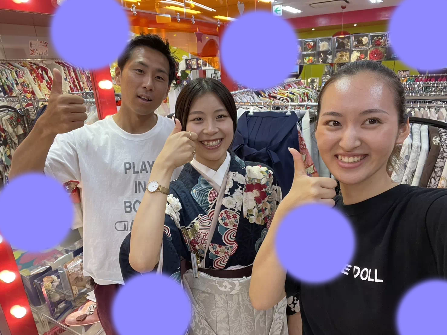 TAKAZEN神戸店袴　前撮り撮影会　イマドキ　カワイイ　コディネート　振袖　レンタル　袴　