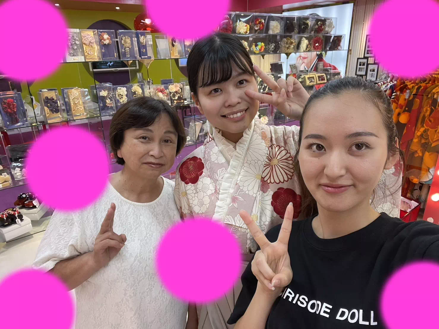 TAKAZEN神戸店袴　前撮り撮影会　イマドキ　カワイイ　コディネート　振袖　レンタル　袴　