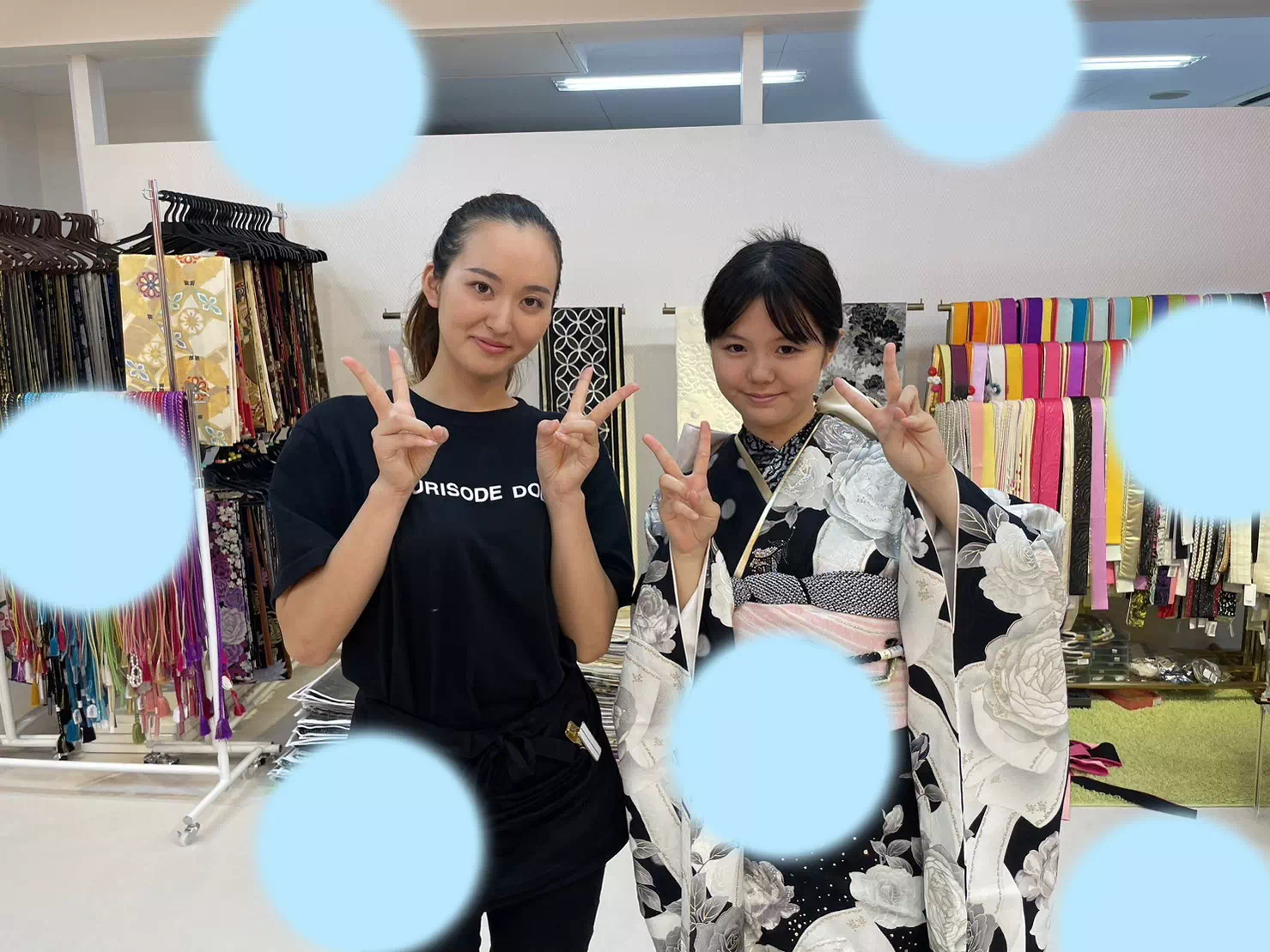 TAKAZEN神戸店　袴　前撮り撮影会　イマドキ　カワイイ　コディネート　振袖　レンタル　袴　