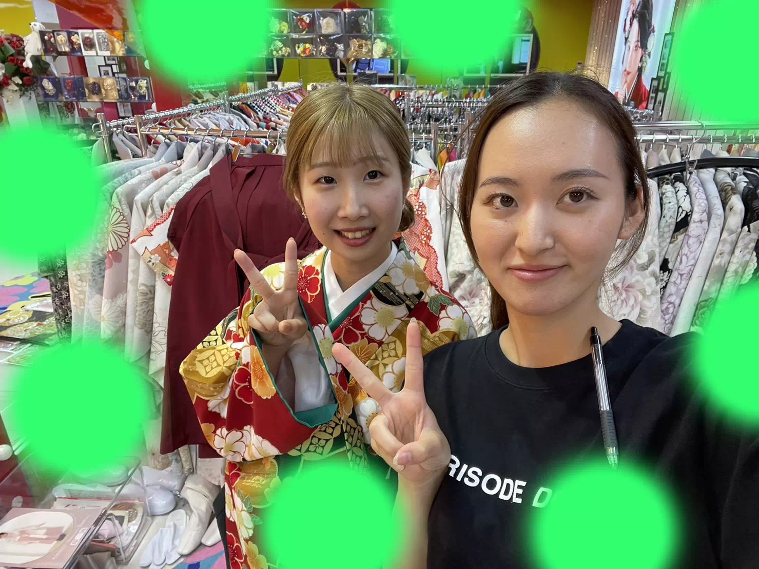 TAKAZEN神戸三宮店 前撮り撮影会 イマドキ カワイイ コディネート 振袖 レンタル くすみ 派手 キラキラ かわいい おしゃれ イマドキ 成人式