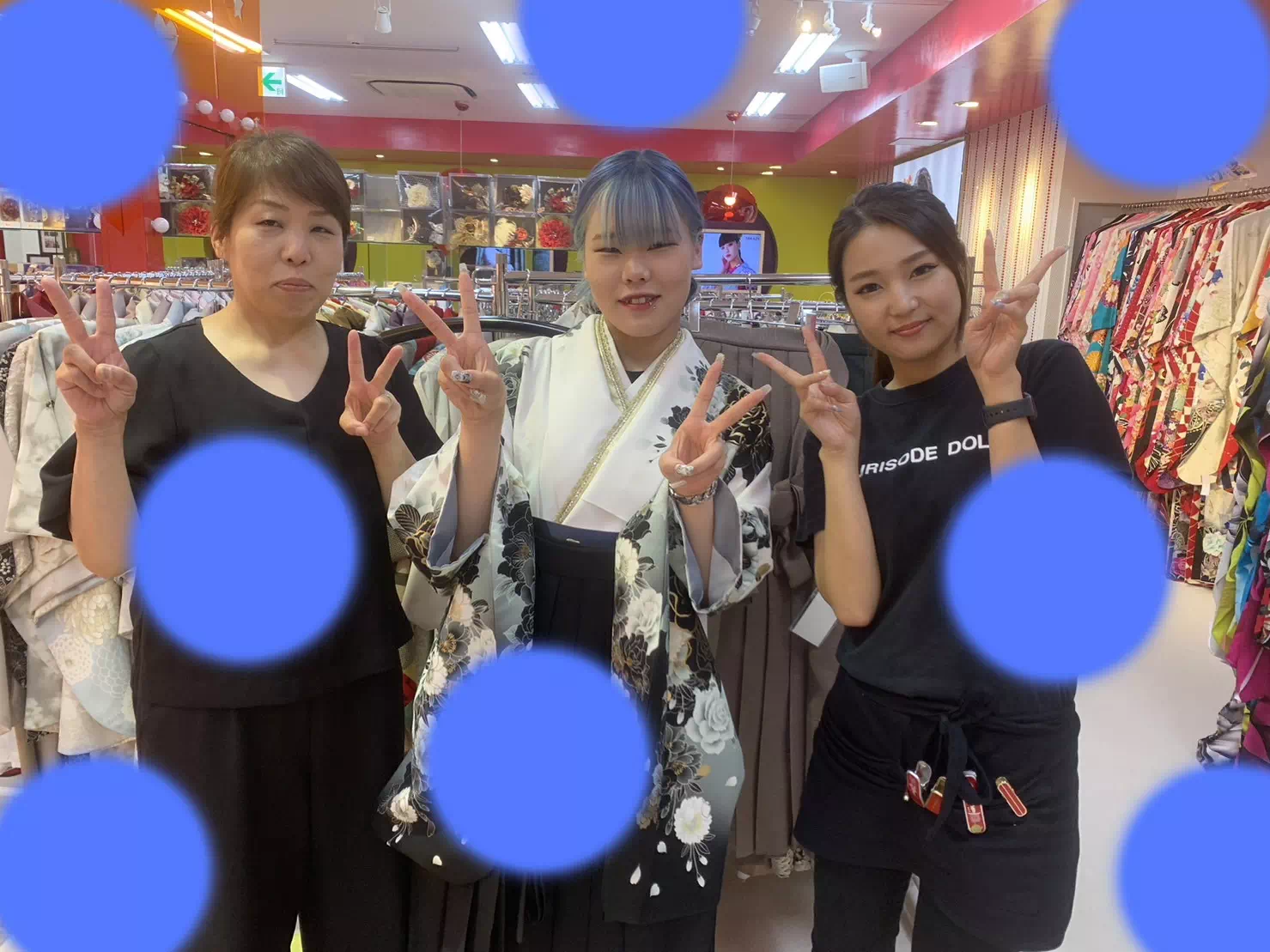 TAKAZEN神戸三宮店　前撮り撮影会　イマドキ　カワイイ　コディネート　振袖　レンタル　くすみ　派手　キラキラ　かわいい　おしゃれ　イマドキ　成人式
