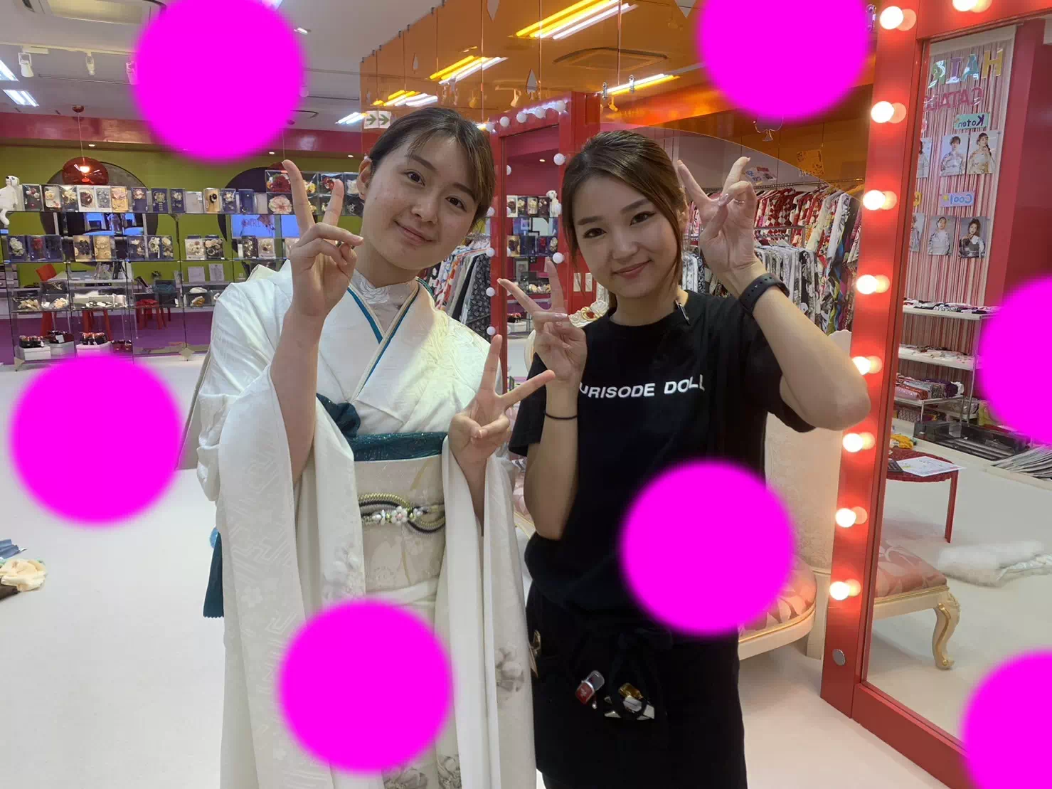 TAKAZEN神戸店シンプル　前撮り撮影会　イマドキ　カワイイ　コディネート　振袖　レンタル　袴　