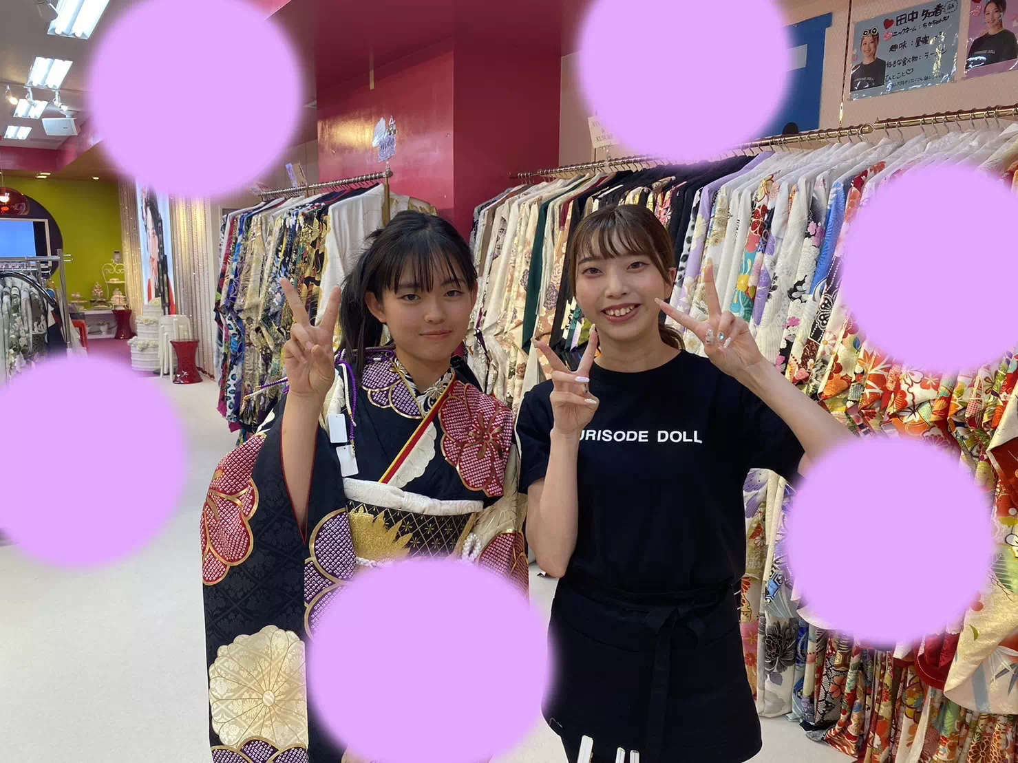 TAKAZEN神戸店　前撮り撮影会　イマドキ　カワイイ　コディネート　振袖　レンタル　袴　