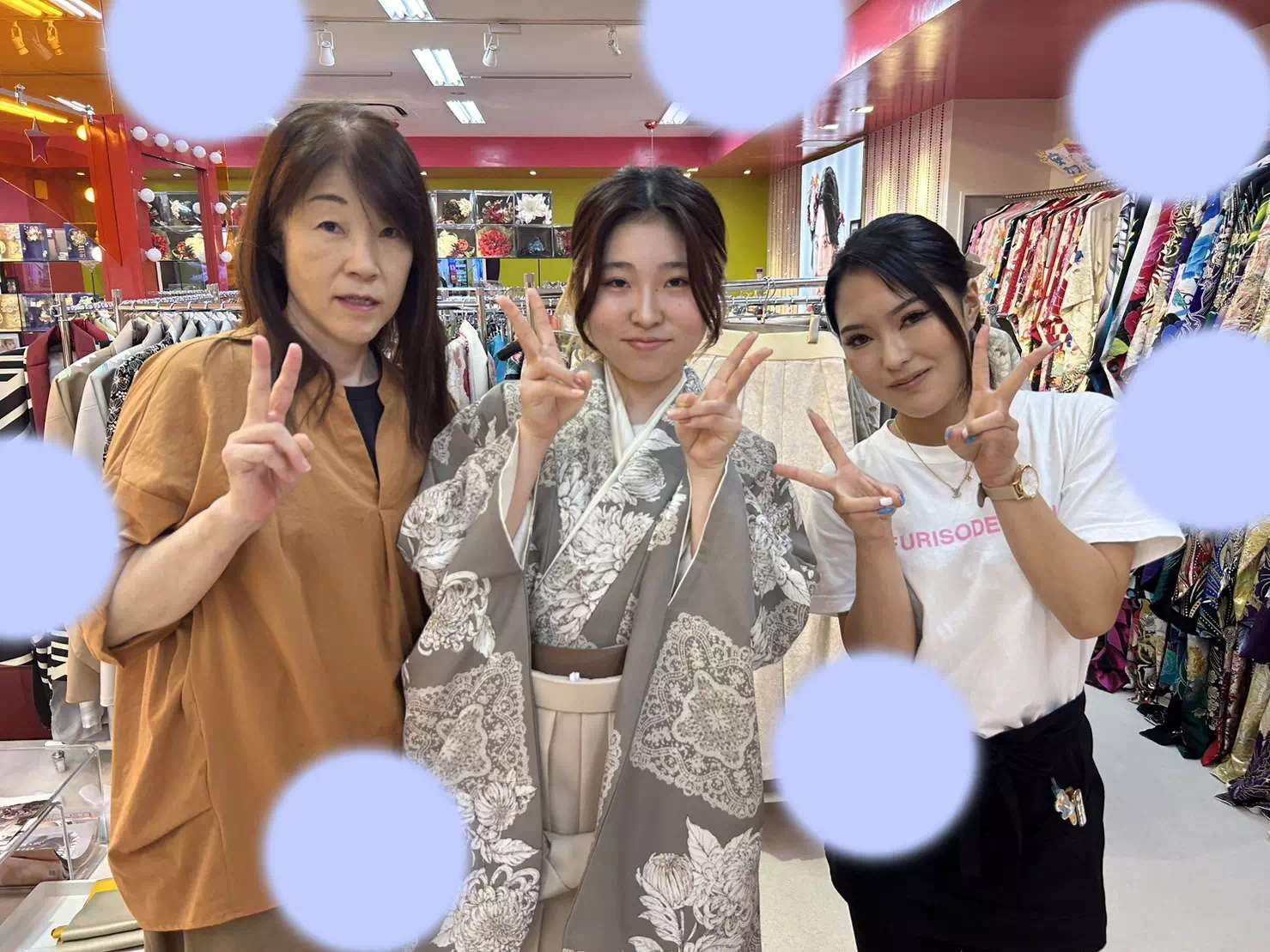 TAKAZEN神戸店　前撮り撮影会　卒業式　袴　古典　イマドキ　カワイイ　コディネート　森七菜　メーカー　ブランド　グレー　シンプル　くすみ　おしゃれ　明石　三木　芦屋　神戸　あわじ