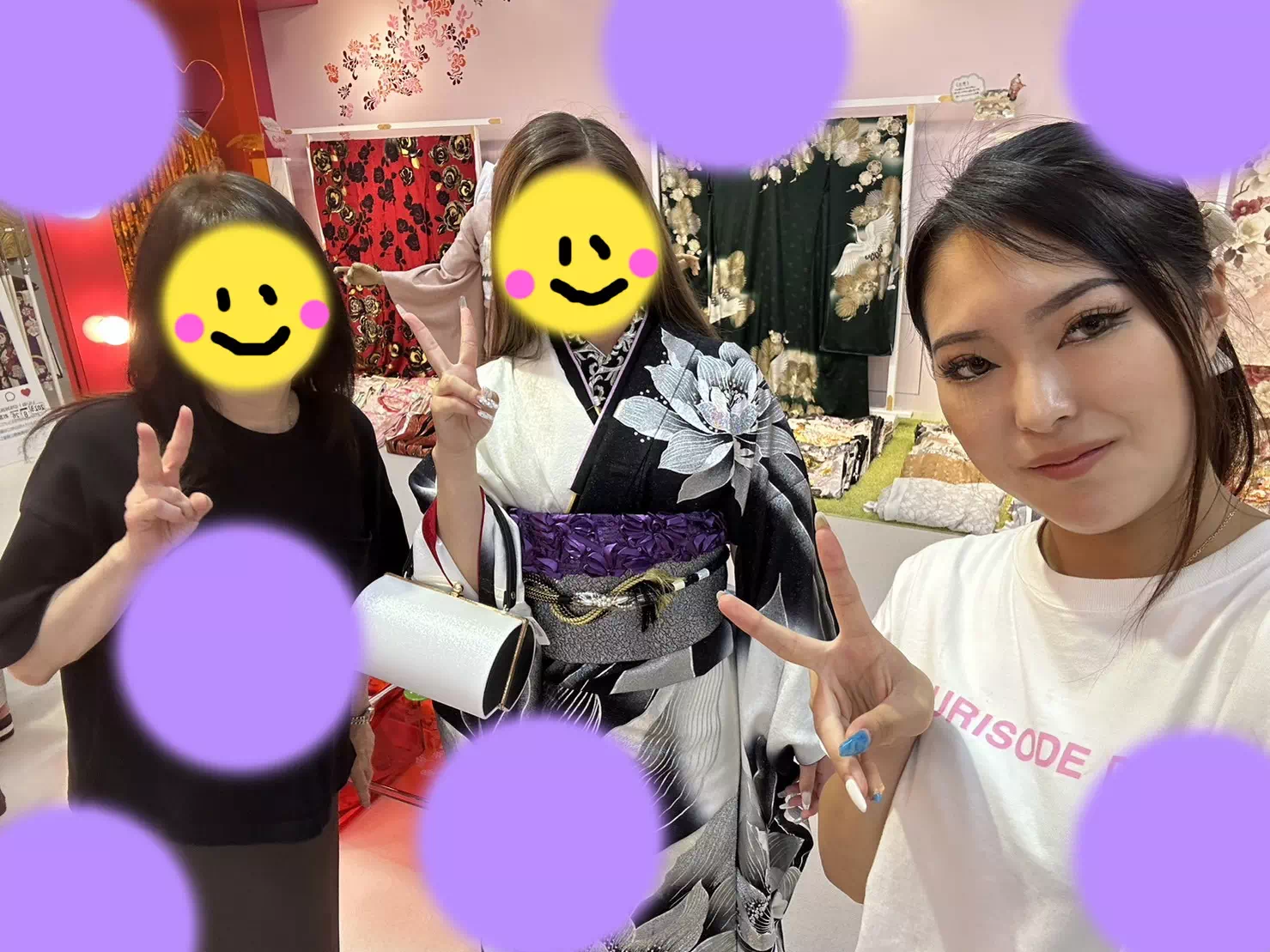 TAKAZEN神戸店モード　前撮り撮影会　イマドキ　カワイイ　コディネート　振袖　レンタル　袴　