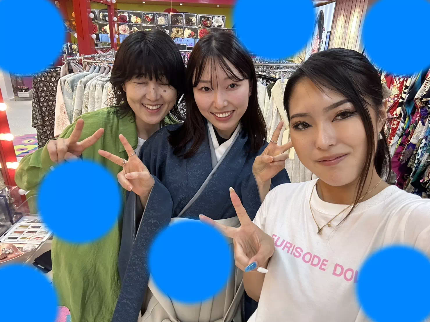 TAKAZEN神戸店袴　前撮り撮影会　イマドキ　カワイイ　コディネート　振袖　レンタル　袴　