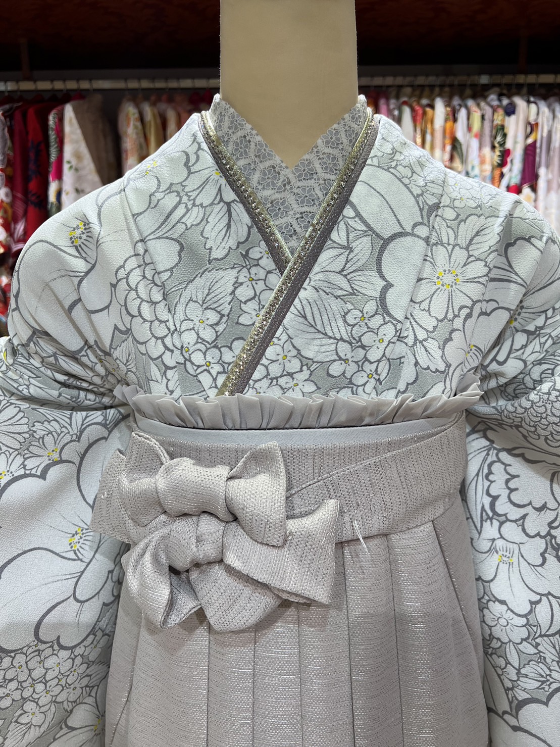 袴レンタル　くすみ　キラキラ　かわいい