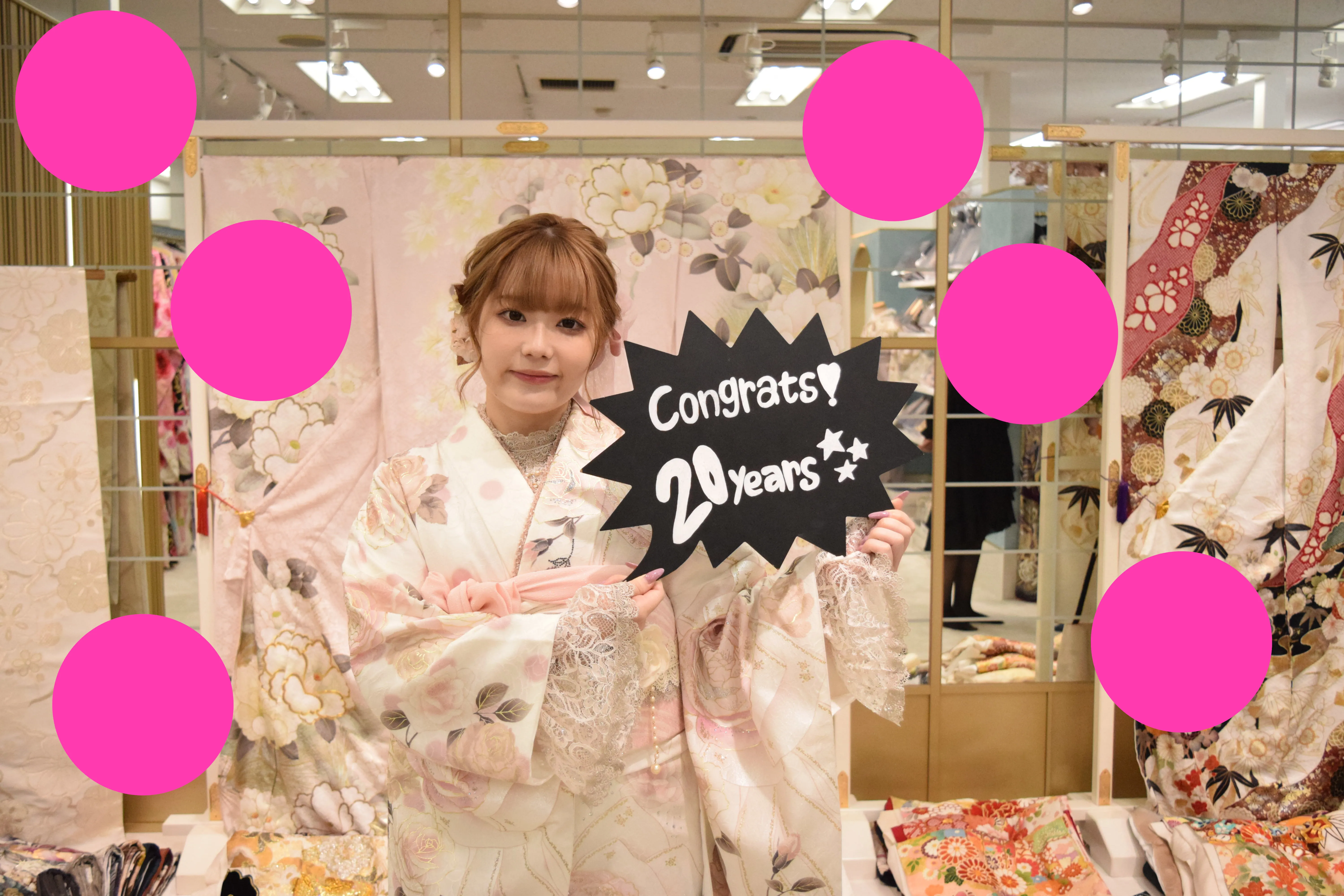 前撮り　振袖　撮影会　キラキラ　かわいい