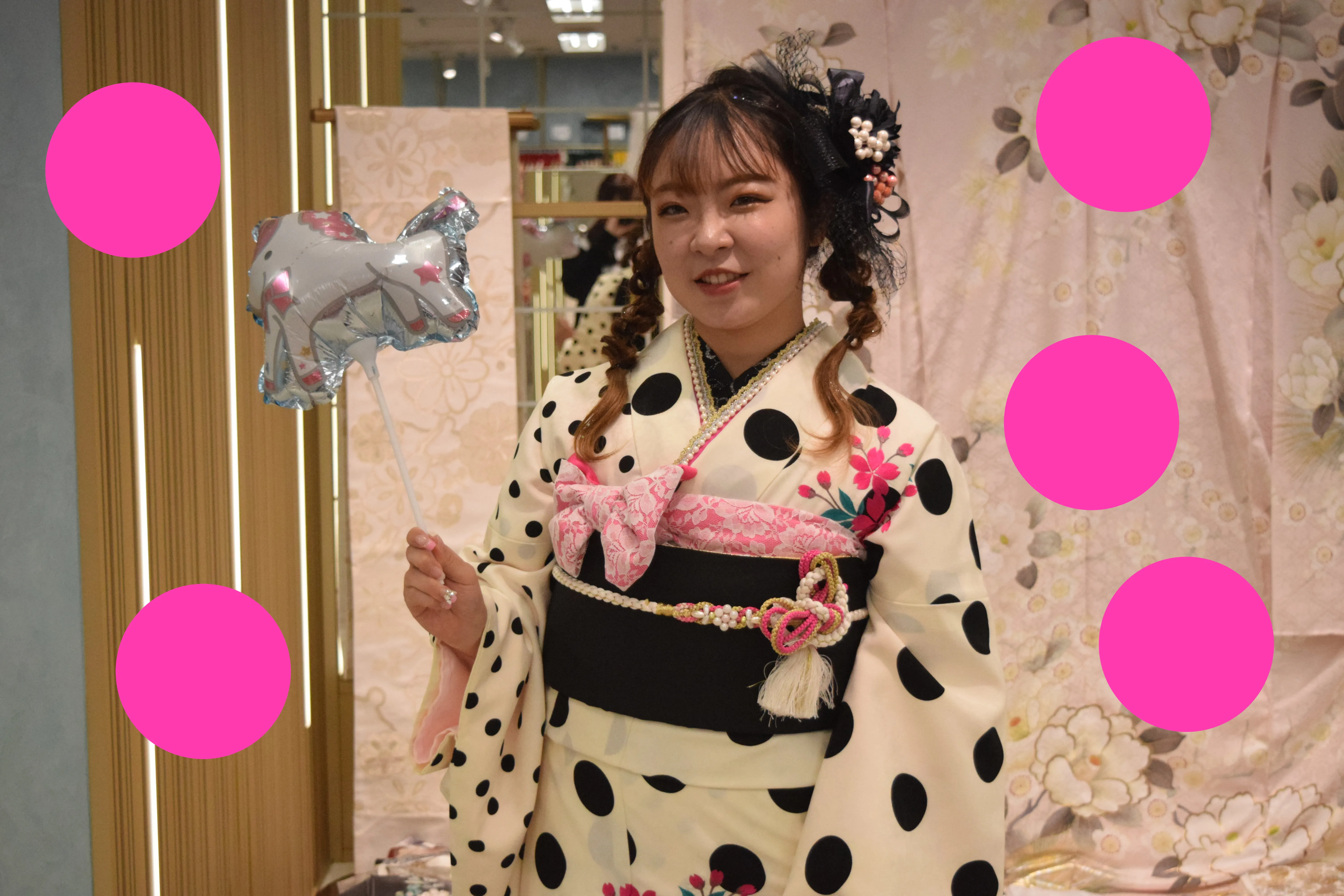 前撮り　振袖　撮影会　レトロ