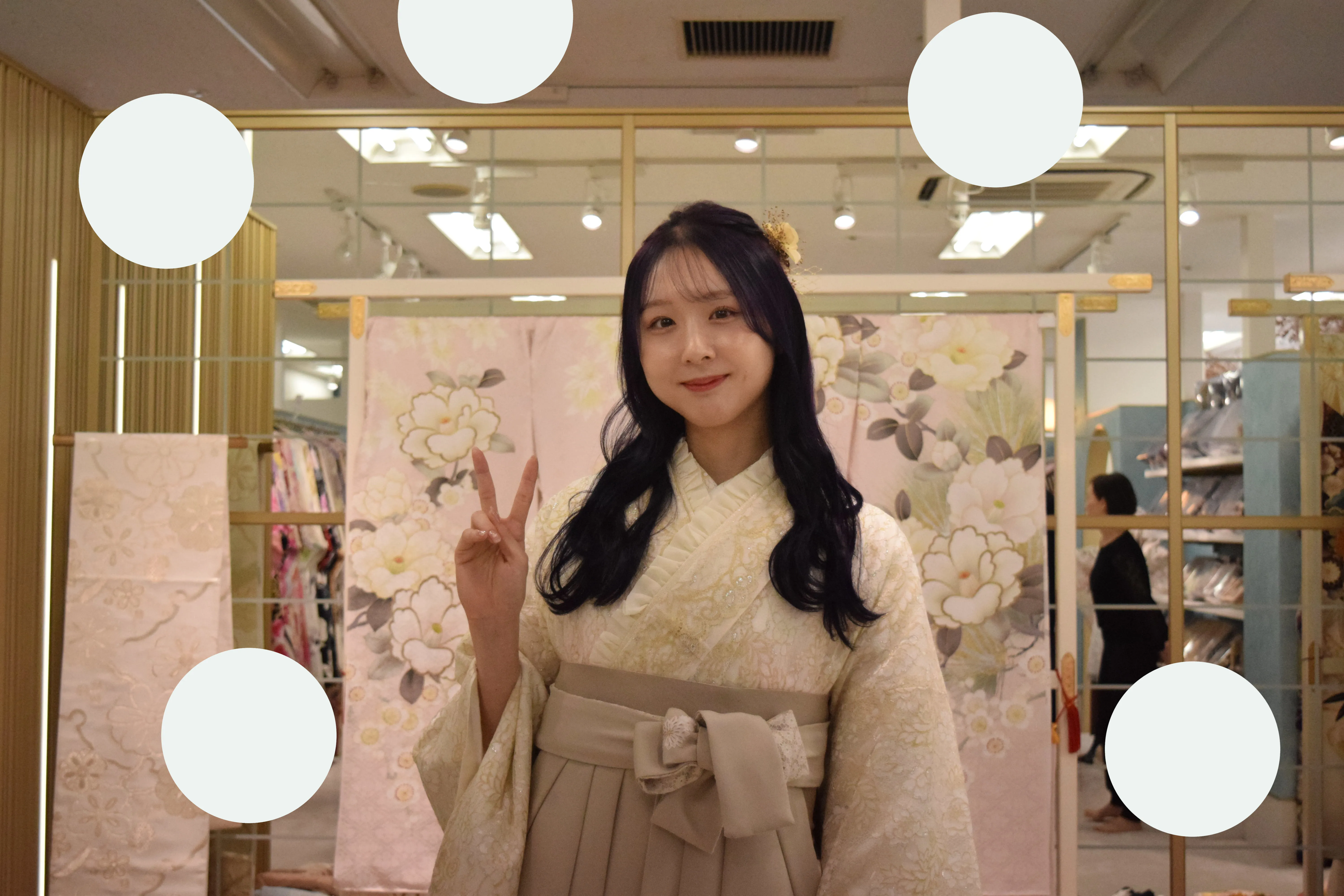 前撮り　袴　撮影会　くすみ