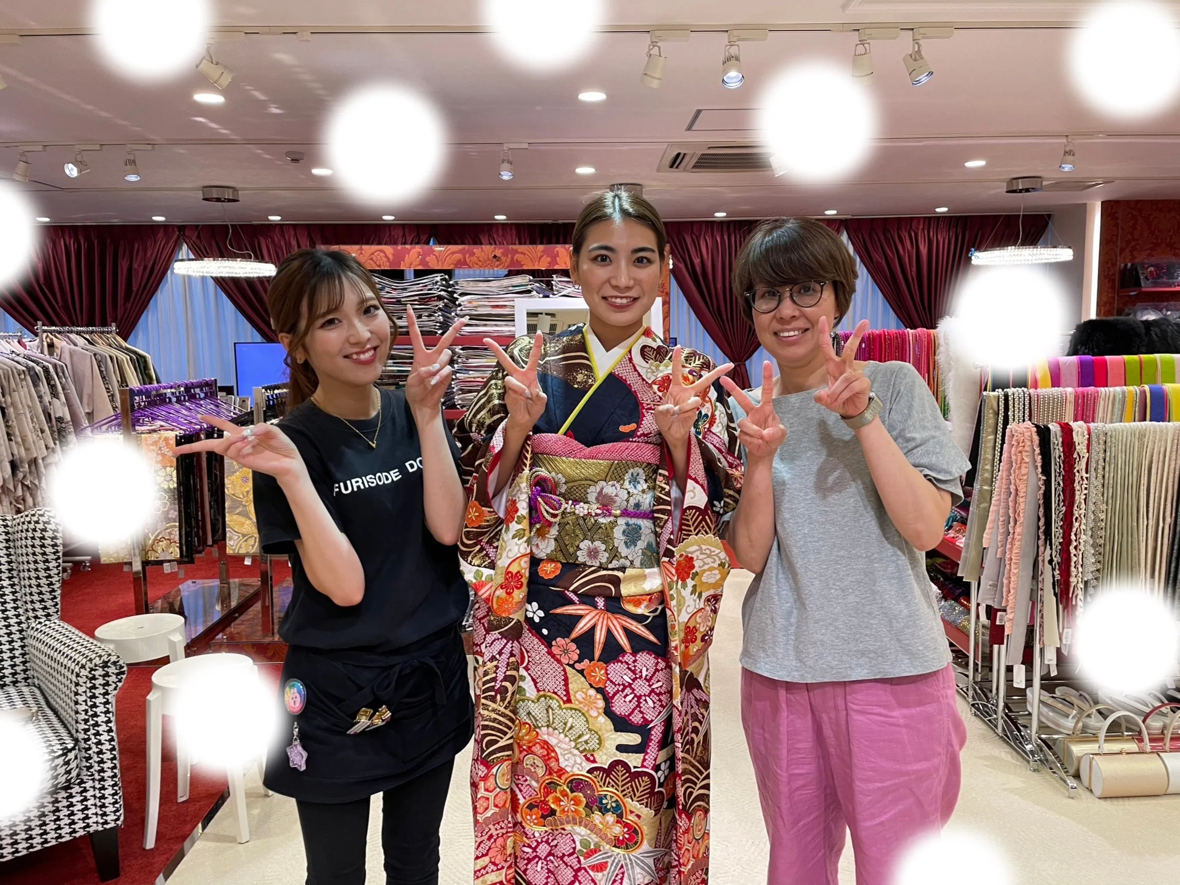 結婚式　振袖　古典