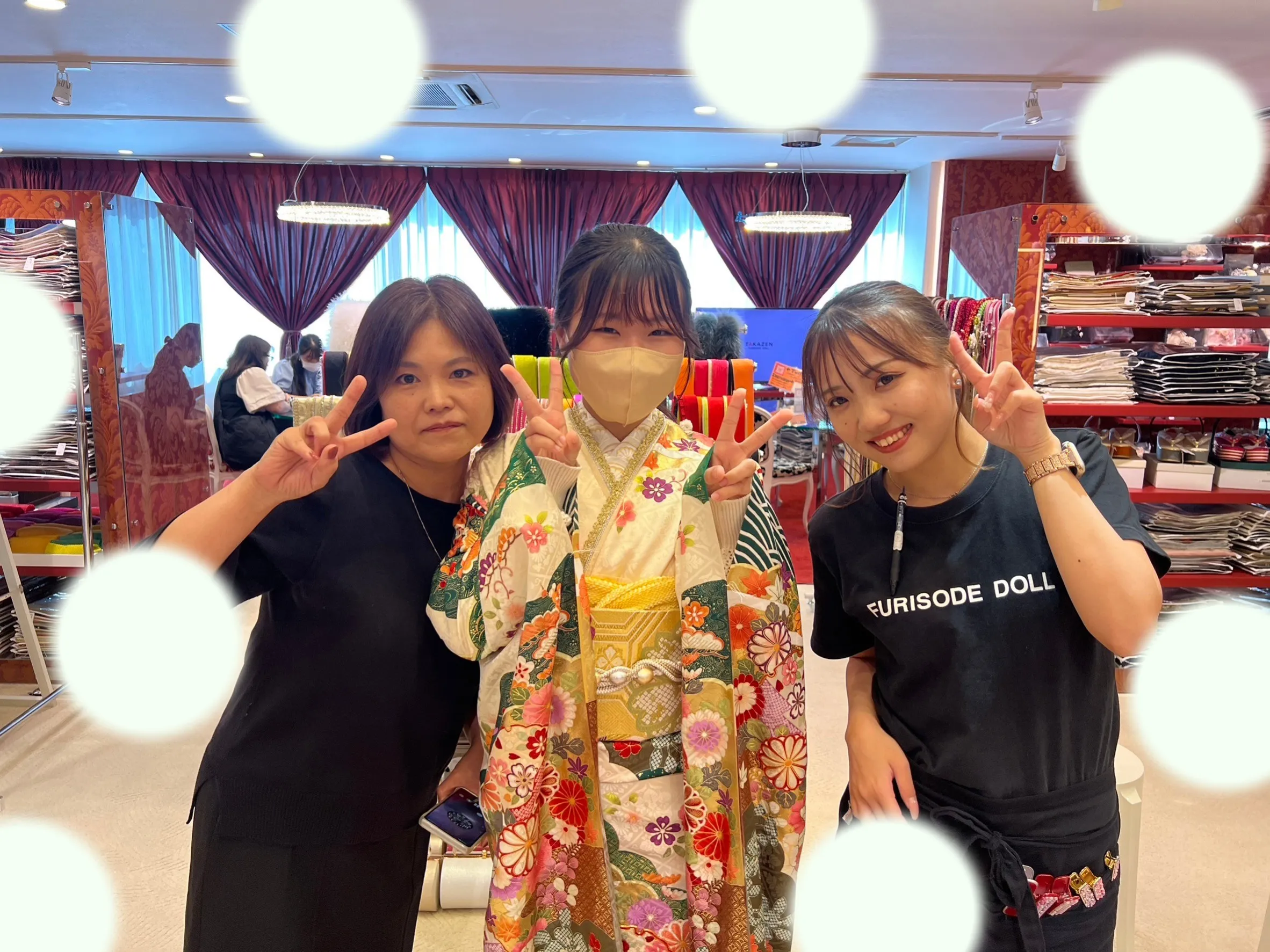 成人式　前撮り　梅田　袴　くすみカラー　かわいい　イマドキ　淡色　古典　タカゼン　撮影