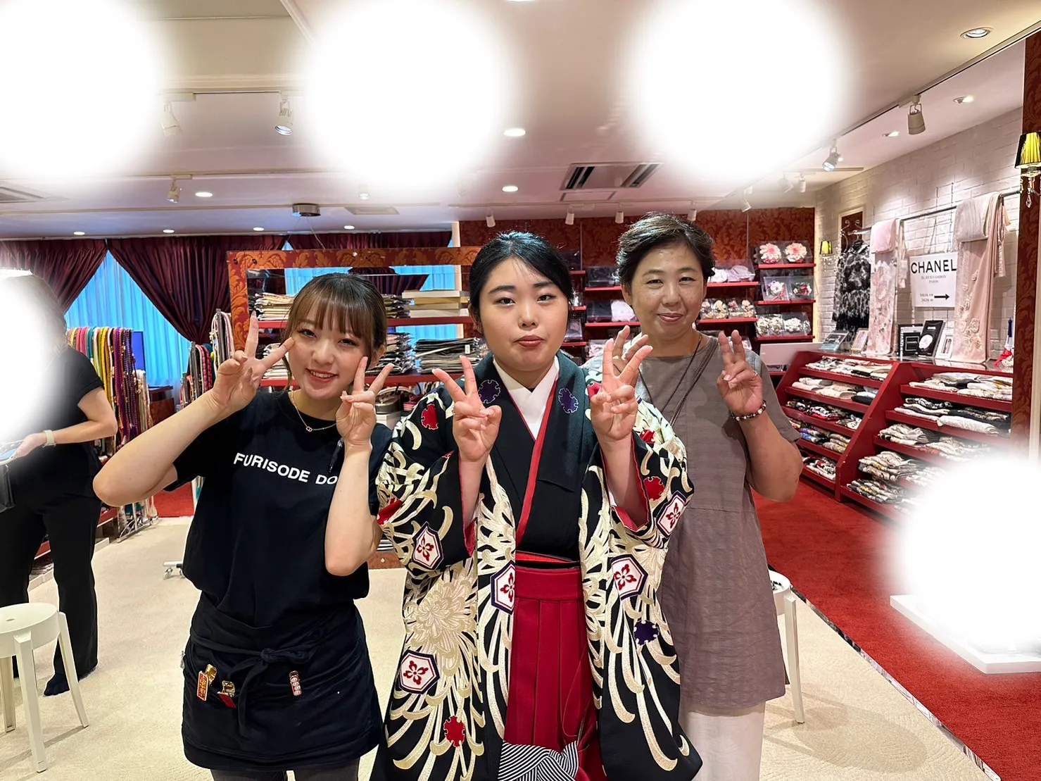 袴レンタル　くすみ　キラキラ　かわいい