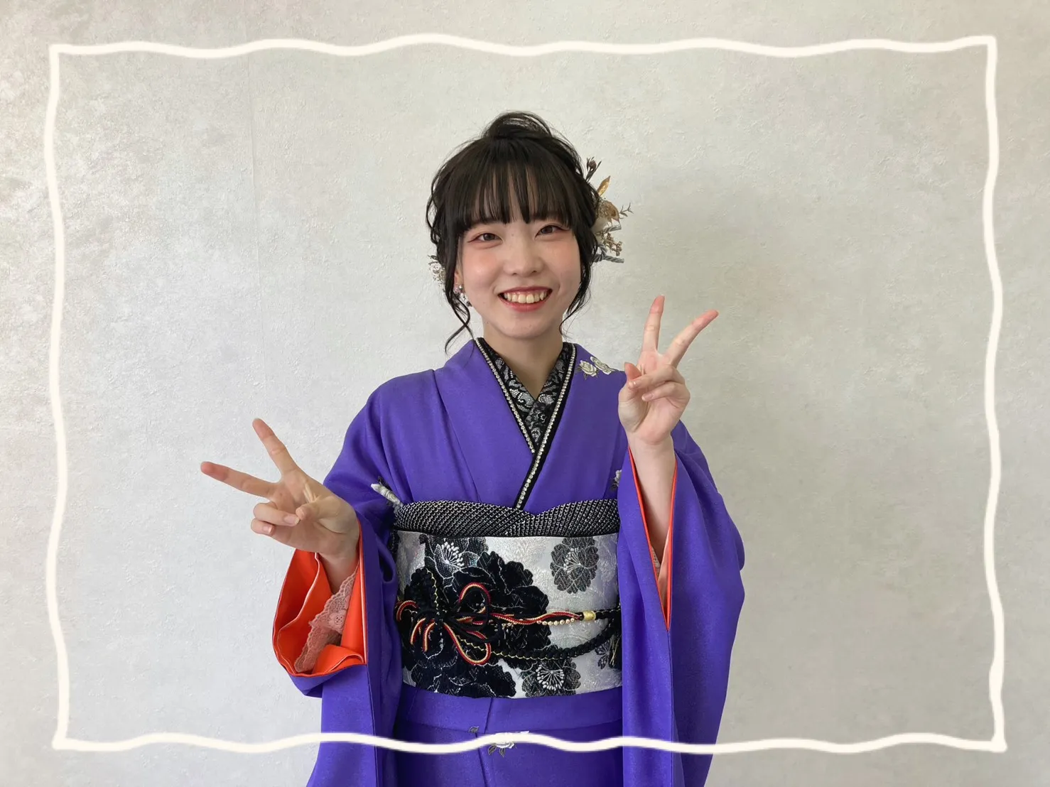 振袖レンタル　奈良　橿原　かわいい　おしゃれ　個性派　かわいい　かっこいい　くすみ　イマドキ　