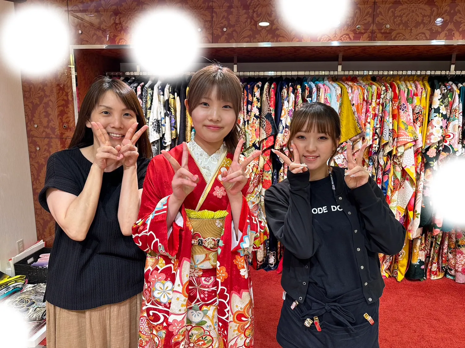 【TAKAZEN大阪梅田本店】♡20日　赤正統派古典のキラキラ華やかなお振袖姫ちゃん♡