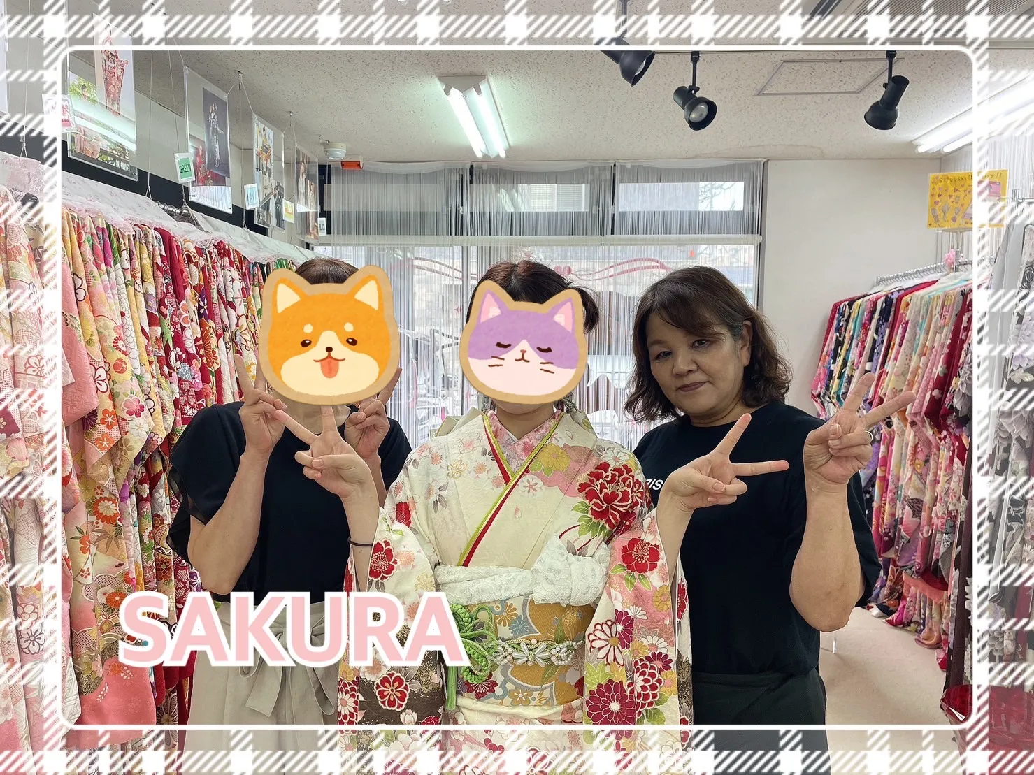 振袖　レンタル　奈良　前撮り撮影会　かわいい　ピンク　古典