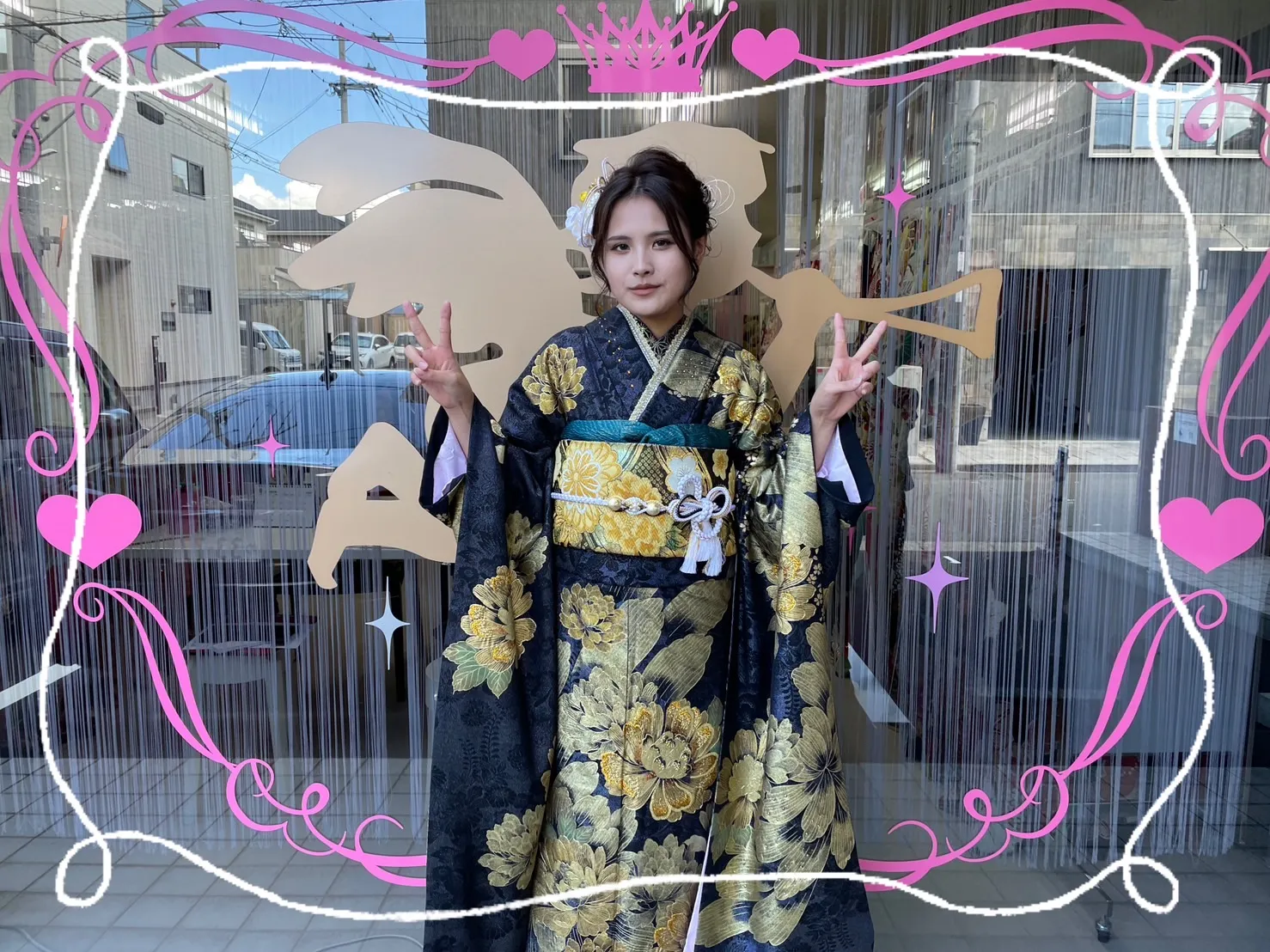 振袖　レンタル　奈良　人気　かわいい　前撮り撮影会　成人式前撮り