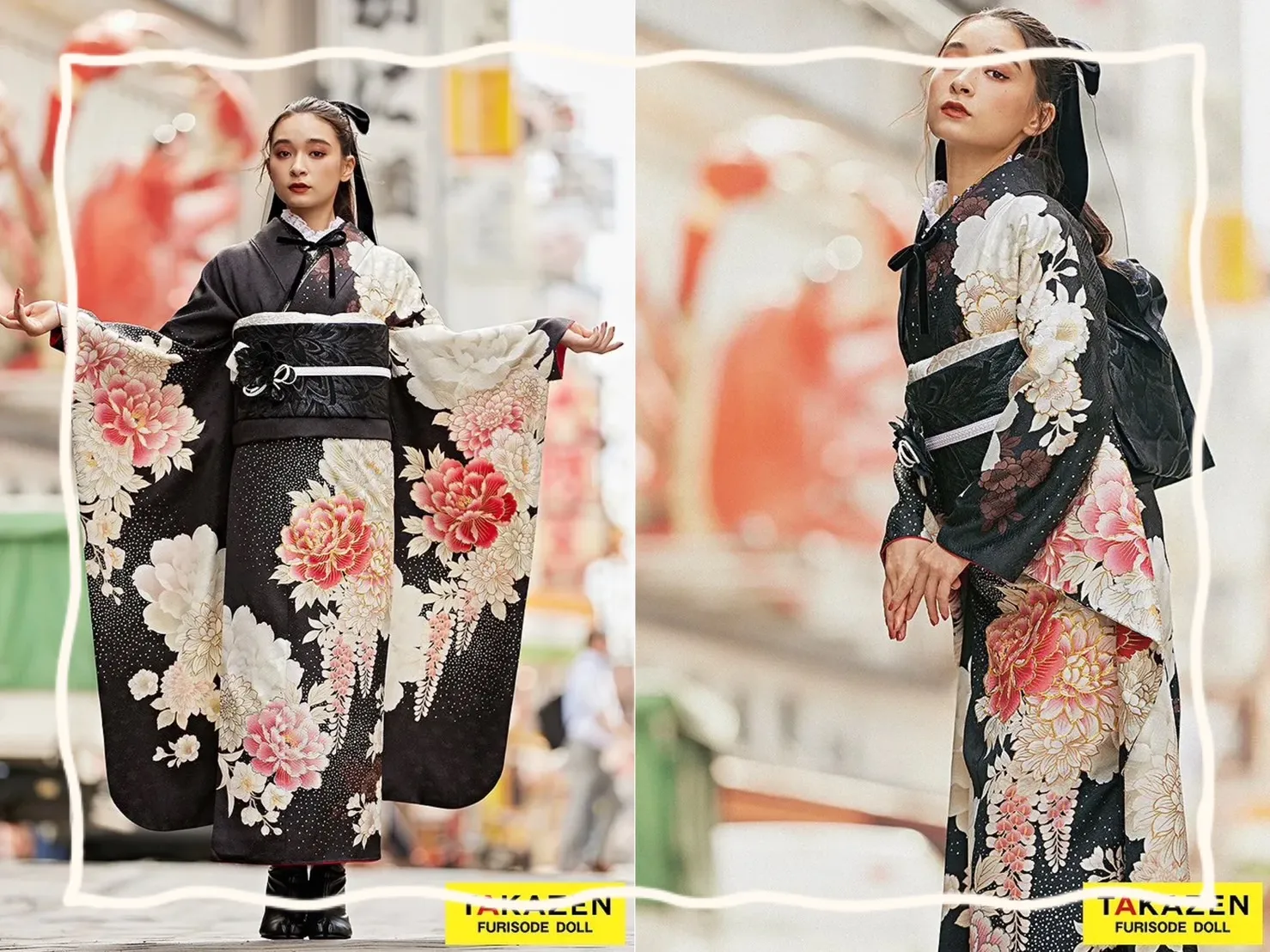 振袖　レンタル　奈良　前撮り撮影会　かわいい　ヴィンテージスタイル　かっこいい　おしゃれ
