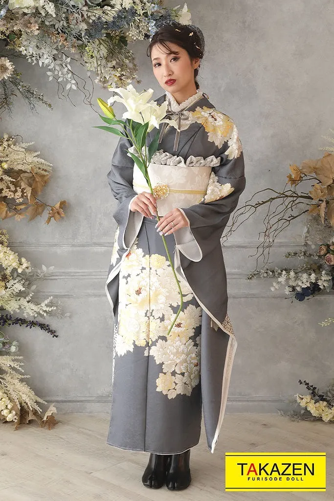 振袖レンタル　奈良　橿原　かわいい　おしゃれ　かわいい　かっこいい　くすみ　イマドキ　