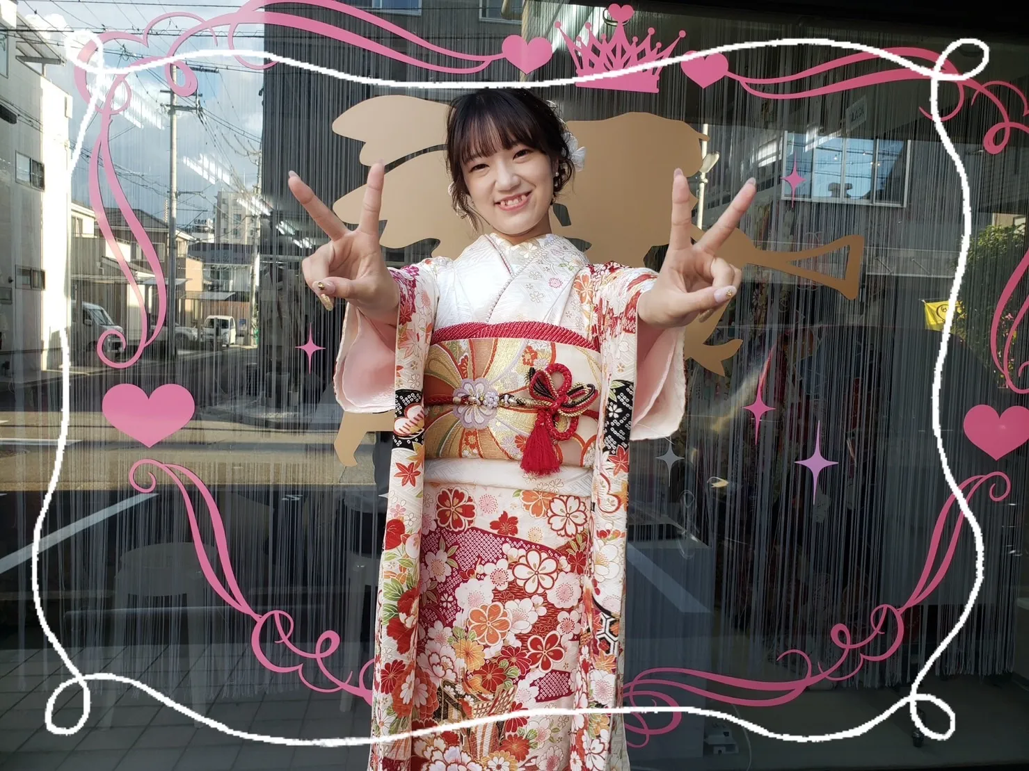 振袖レンタル奈良　おしゃれ　古典　清楚