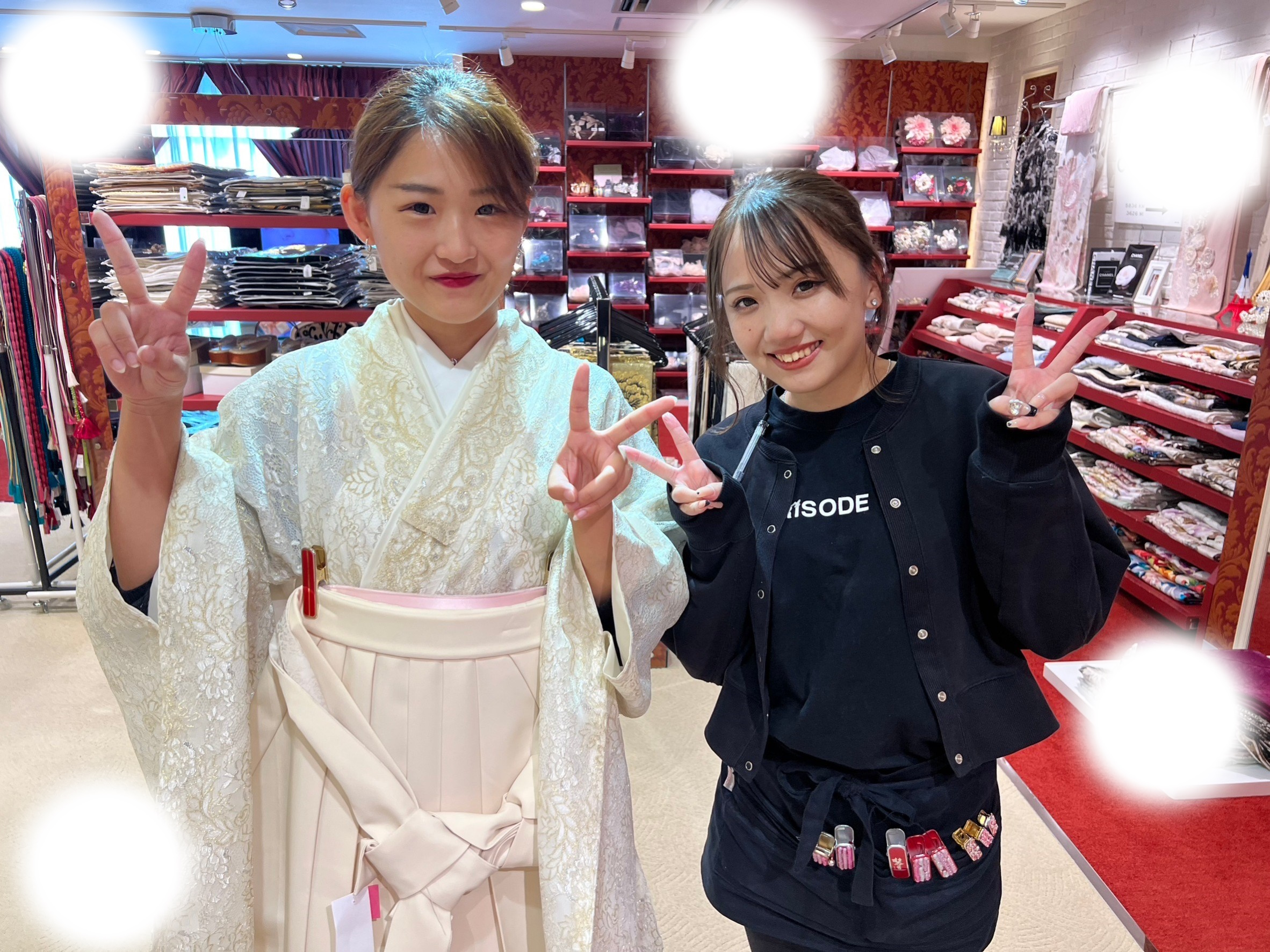 袴レンタル　振袖レンタル　くすみ　キラキラ　かわいい　梅田　大阪　安い　イマドキ　古典　くすみカラー　前撮り　ヴィンテージ　渋い