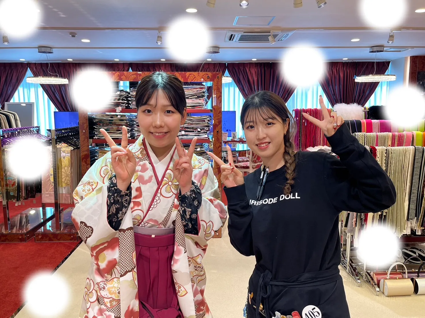 【TAKAZEN大阪梅田本店】♡30日　大阪梅田でピンク色のかわいらしいイマドキ古典な袴な姫ちゃん♡