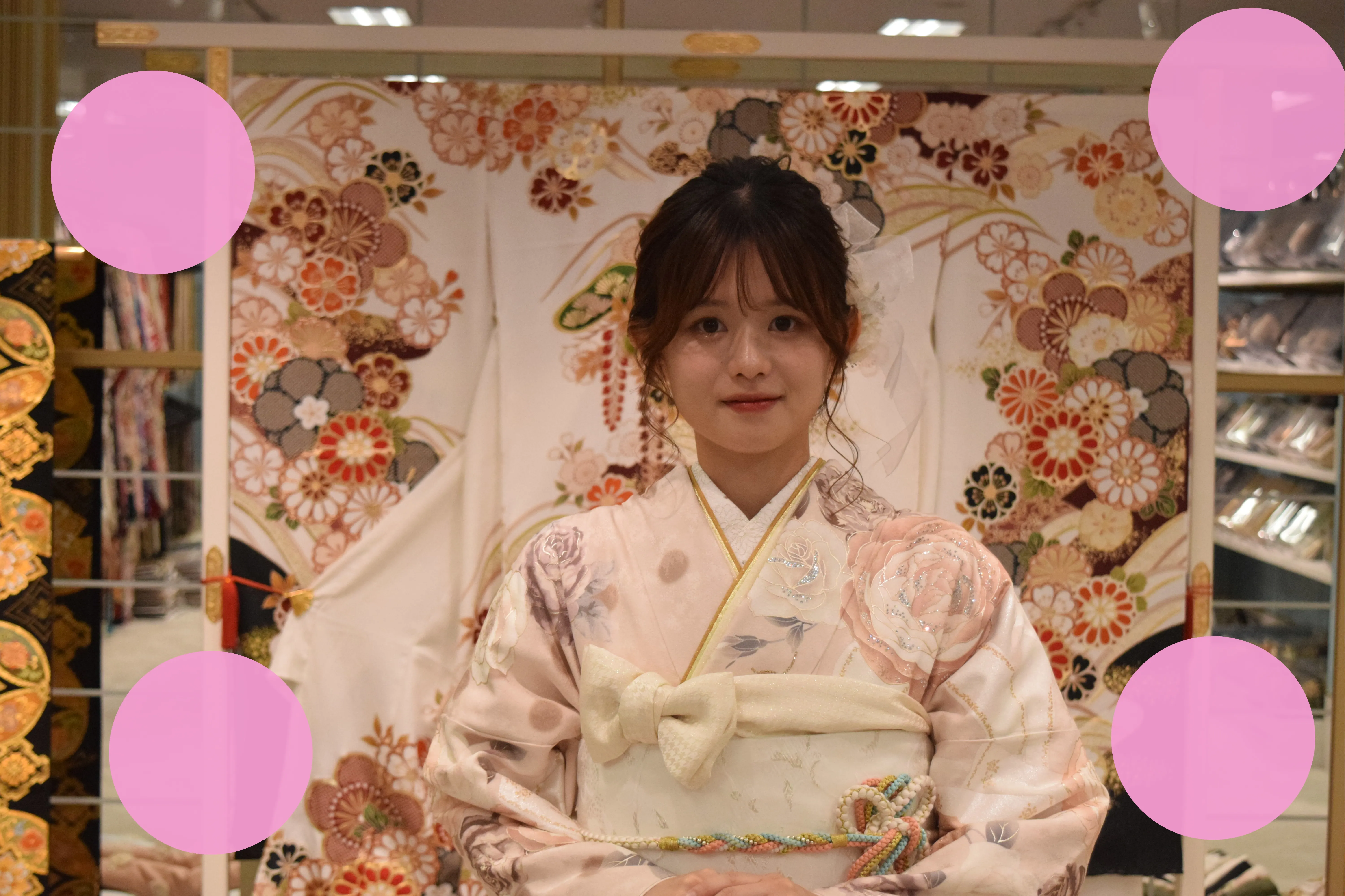 前撮り　振袖　撮影会　ヘップバーン　かわいい　大阪　なんば　心斎橋