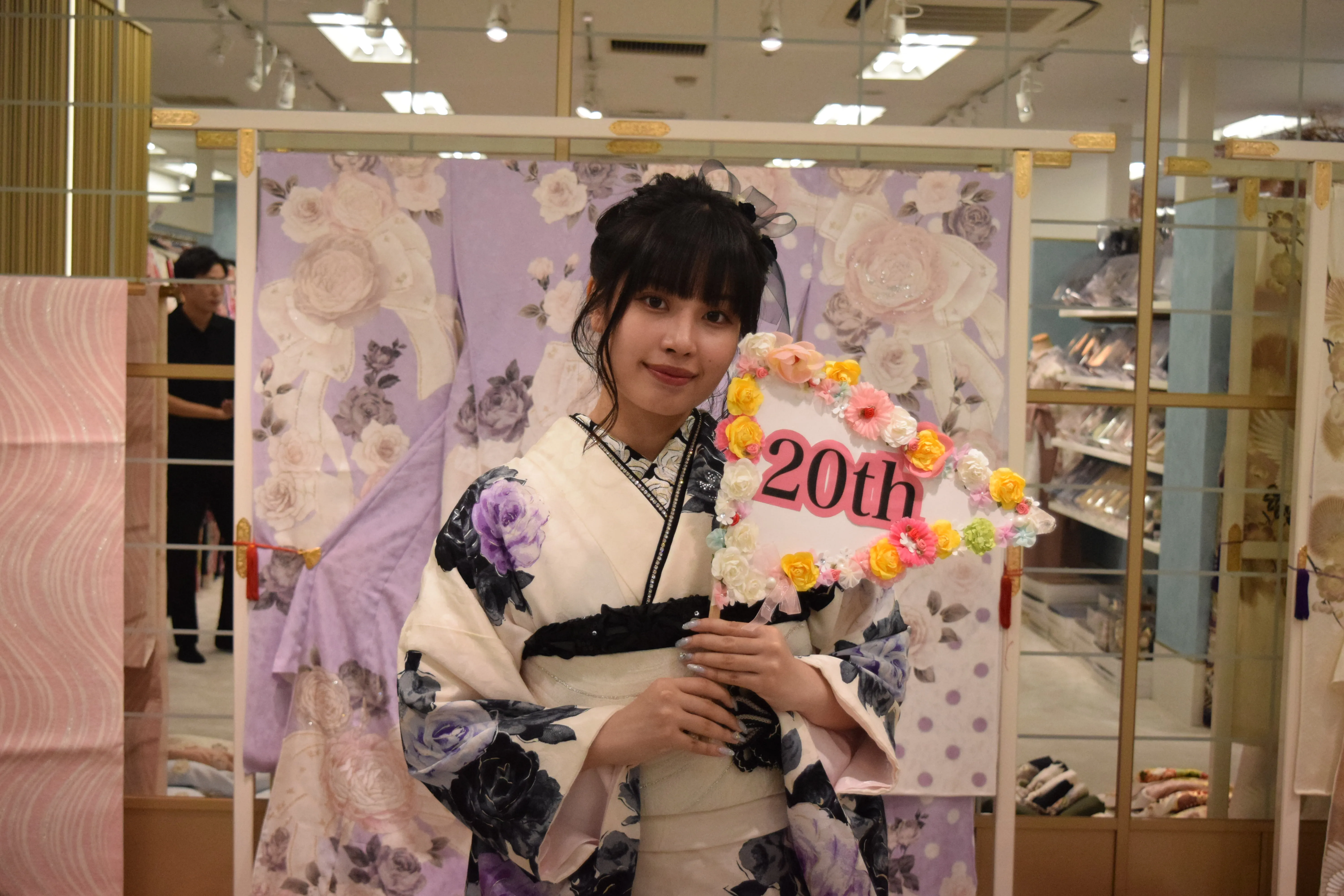 前撮り　振袖　撮影会　ヘップバーン　キラキラ　かわいい