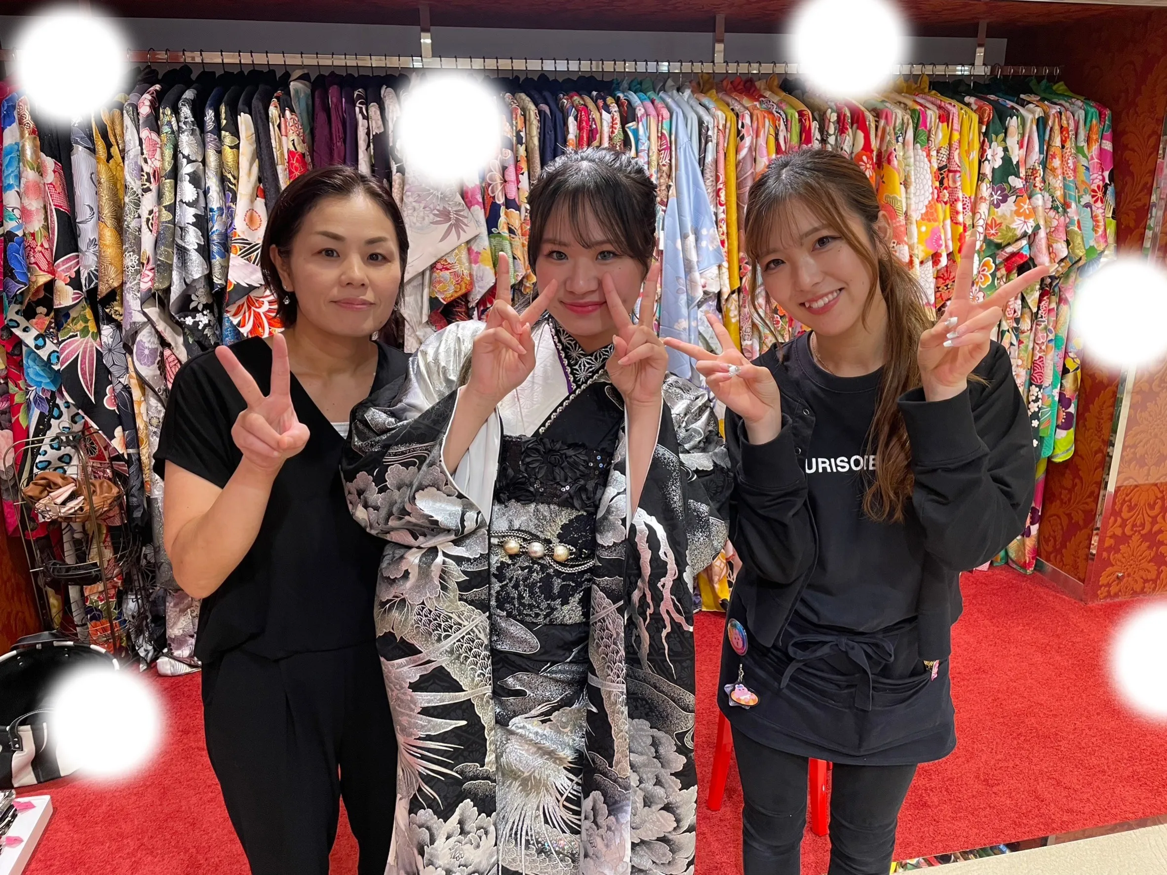 【TAKAZEN大阪梅田本店】♡10日　シルバー龍の渋くてかっこいいお振袖姫ちゃん♡
