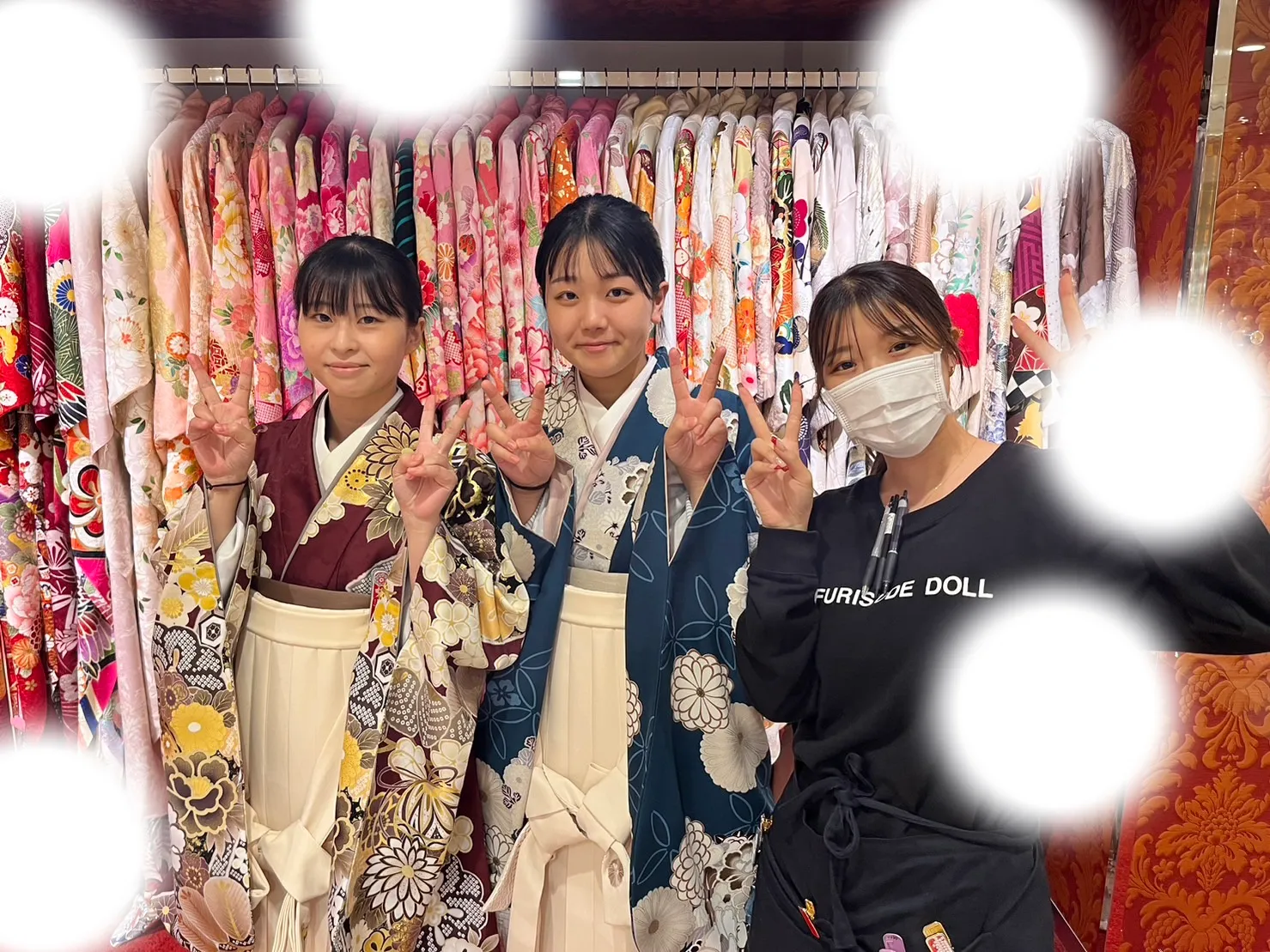 袴レンタル　振袖レンタル　くすみ　キラキラ　かわいい　梅田　大阪　安い　イマドキ　古典　くすみカラー　前撮り　ヴィンテージ　渋い