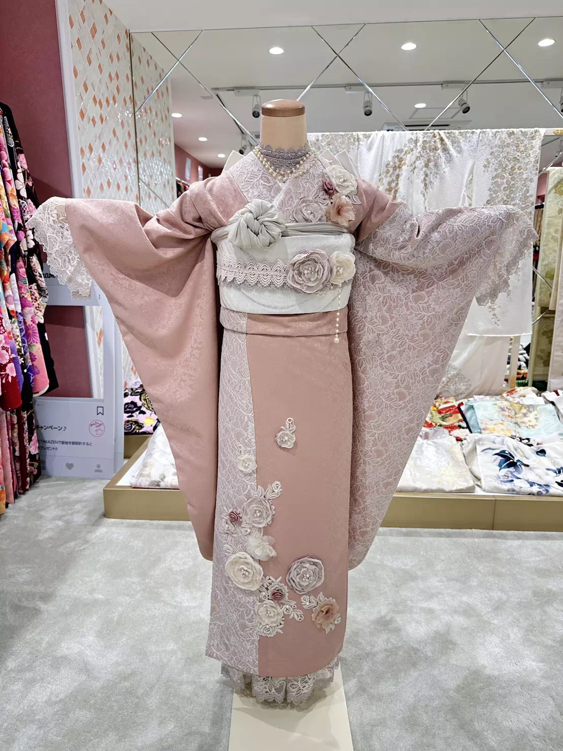 TAKAZEN姫路店　加古川市　高砂市　人気振袖　振袖レンタル　姫路市　成人式　卒業式　袴　振袖　イマドキ振袖　ミニョン　カワイイ