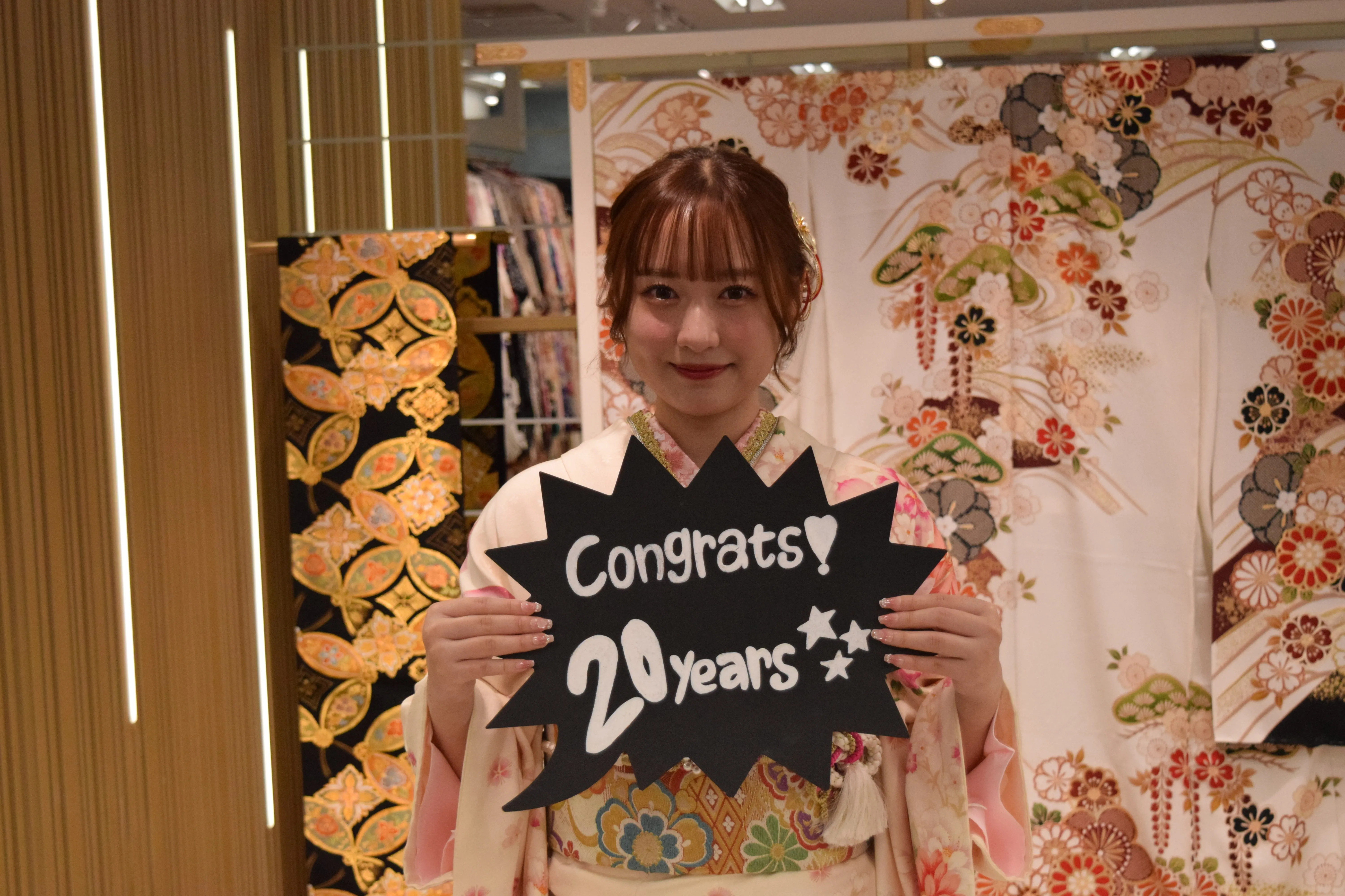 前撮り　振袖　撮影会　成人式　かわいい　キュート　大阪　なんば
