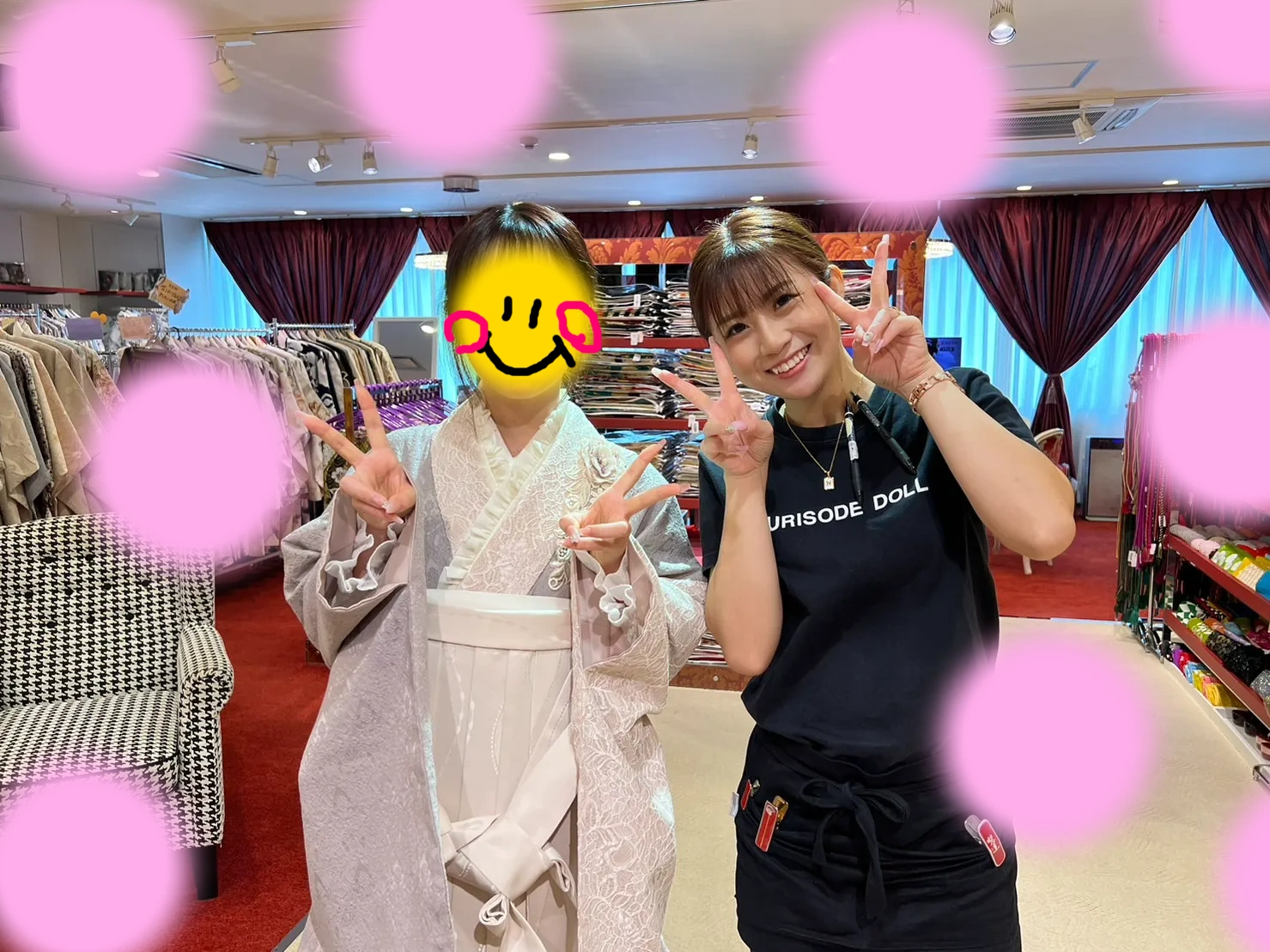 【TAKAZEN大阪梅田本店】♡27日　超カワイイ！立体花のイマドキ袴の姫ちゃん♡
