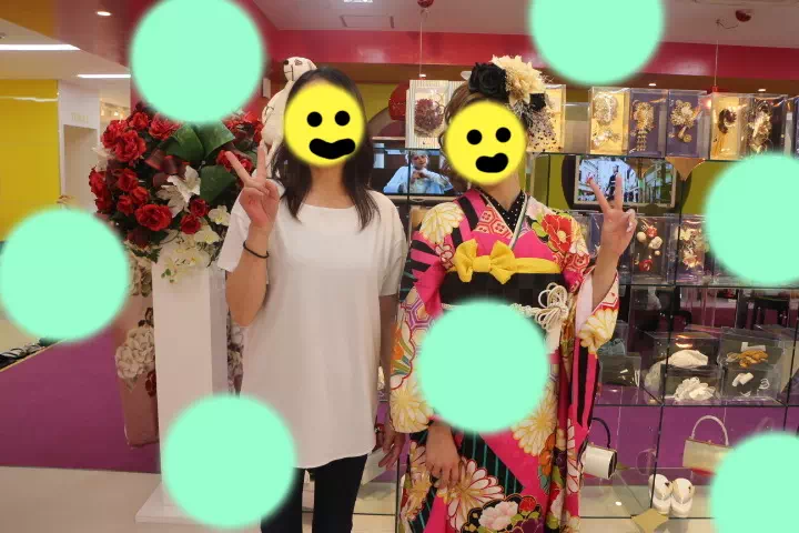 TAKAZEN神戸店レトロ　前撮り撮影会　イマドキ　カワイイ　コディネート　振袖　レンタル　袴　