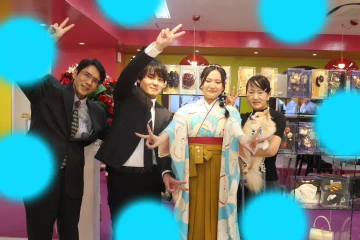 TAKAZEN神戸店　前撮り撮影会　卒業式　袴　古典　イマドキ　カワイイ　コディネート