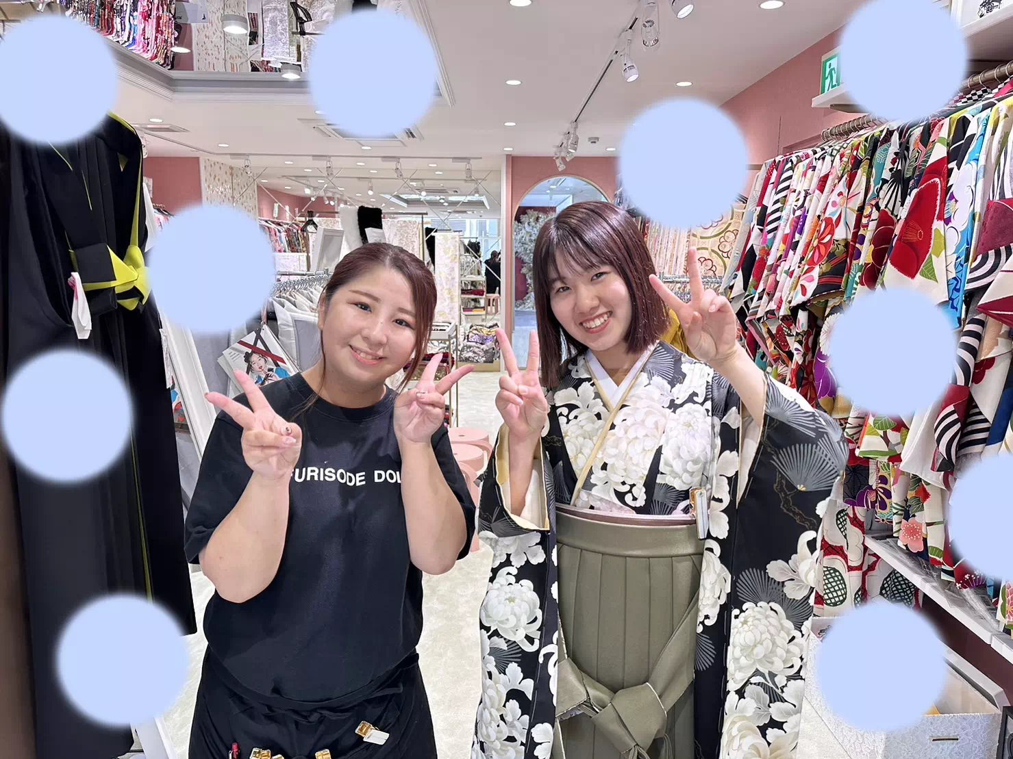 【TAKAZEN姫路店】♡3日　イマドキ袴！黒×グリーンの組み合わせが大人カワイイ卒業式袴の姫ちゃんご紹介♡