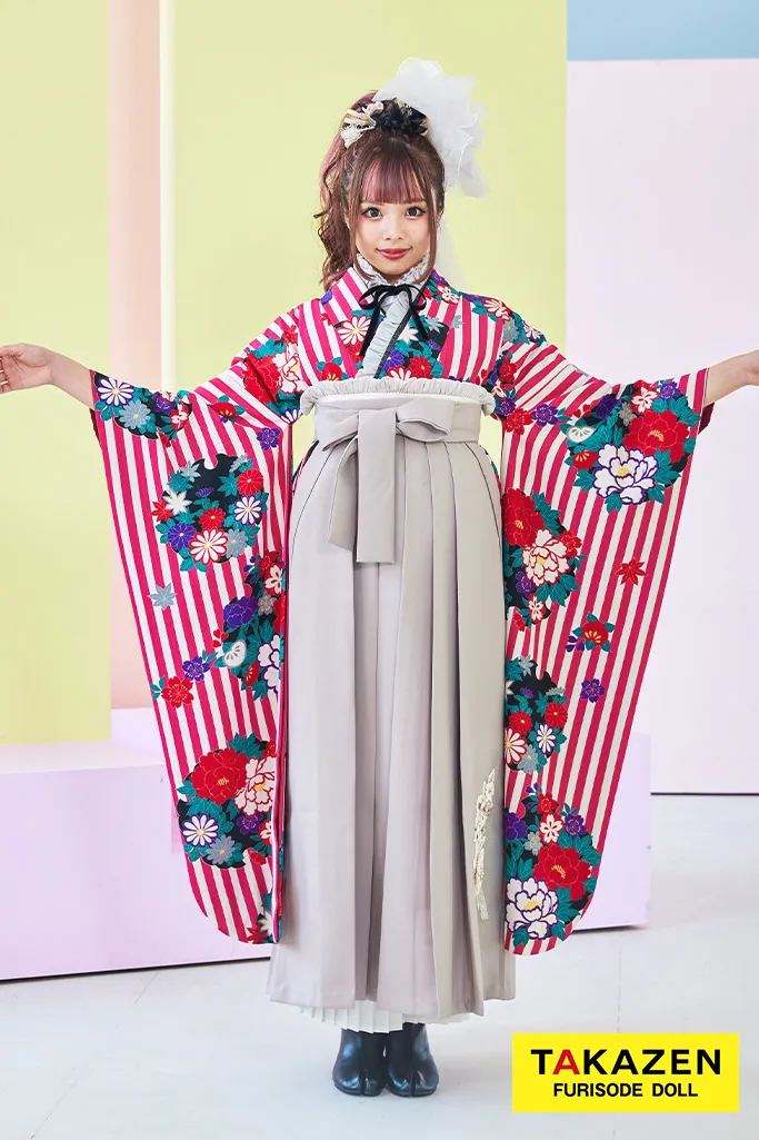 振袖　かわいい　レトロ　個性的　あいさ