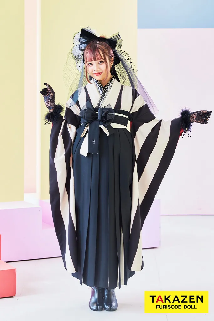 振袖　かわいい　レトロ　個性的　あいさ