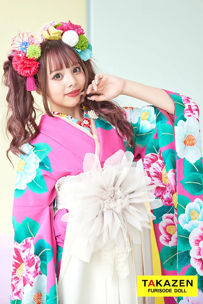 振袖　かわいい　レトロ　個性的　あいさ