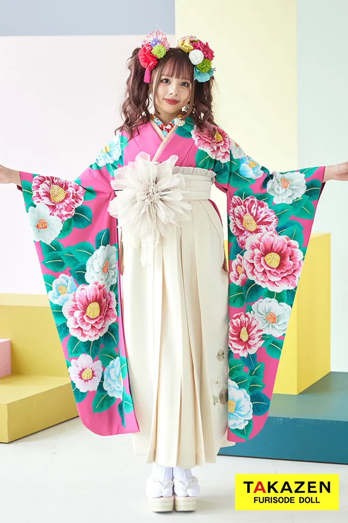 振袖　かわいい　レトロ　個性的　あいさ