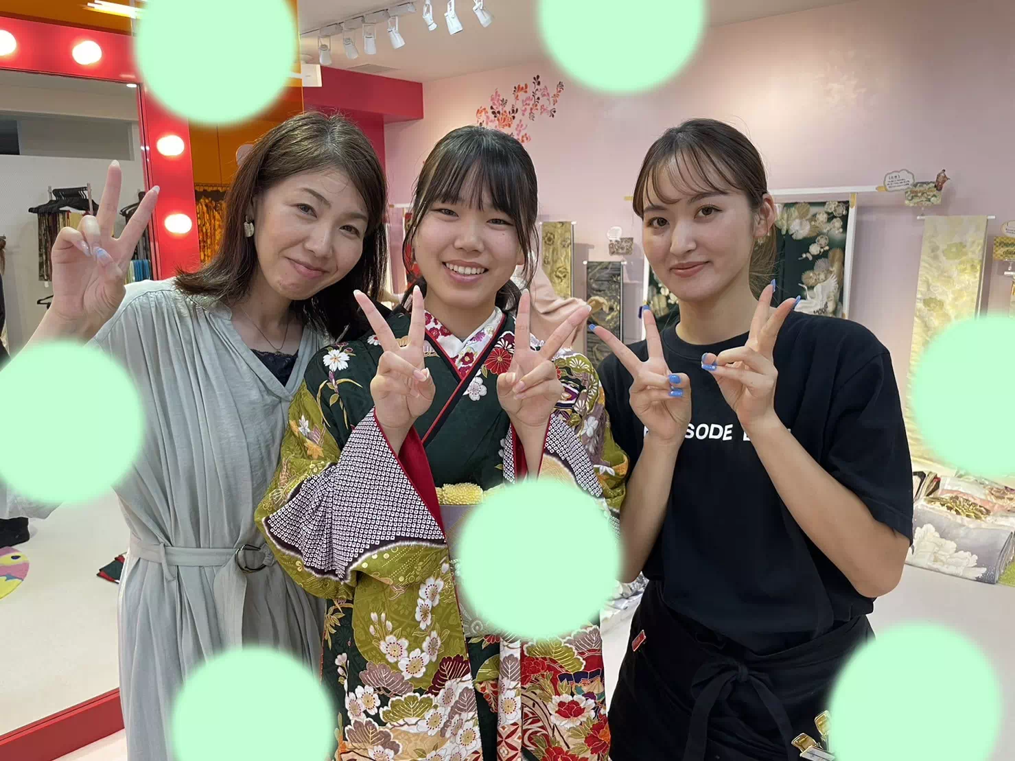 TAKAZEN神戸店古典柄 前撮り撮影会 イマドキ カワイイ コディネート 振袖 レンタル 袴