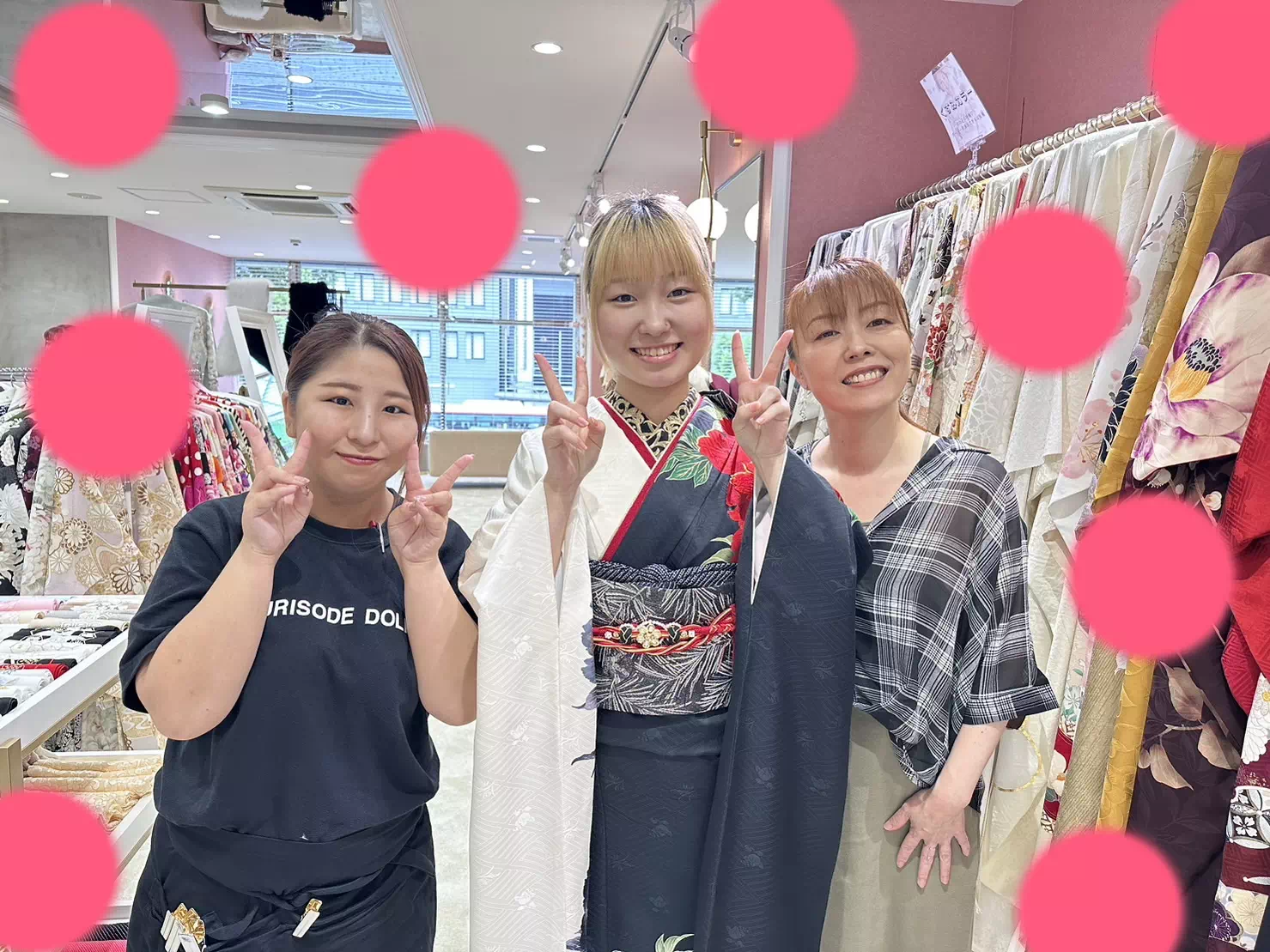 【TAKAZEN姫路店】♡10日  赤い小物が相性抜群！カッコイイヴィンテージスタイルのお振袖成人の姫ちゃんのご紹介♡