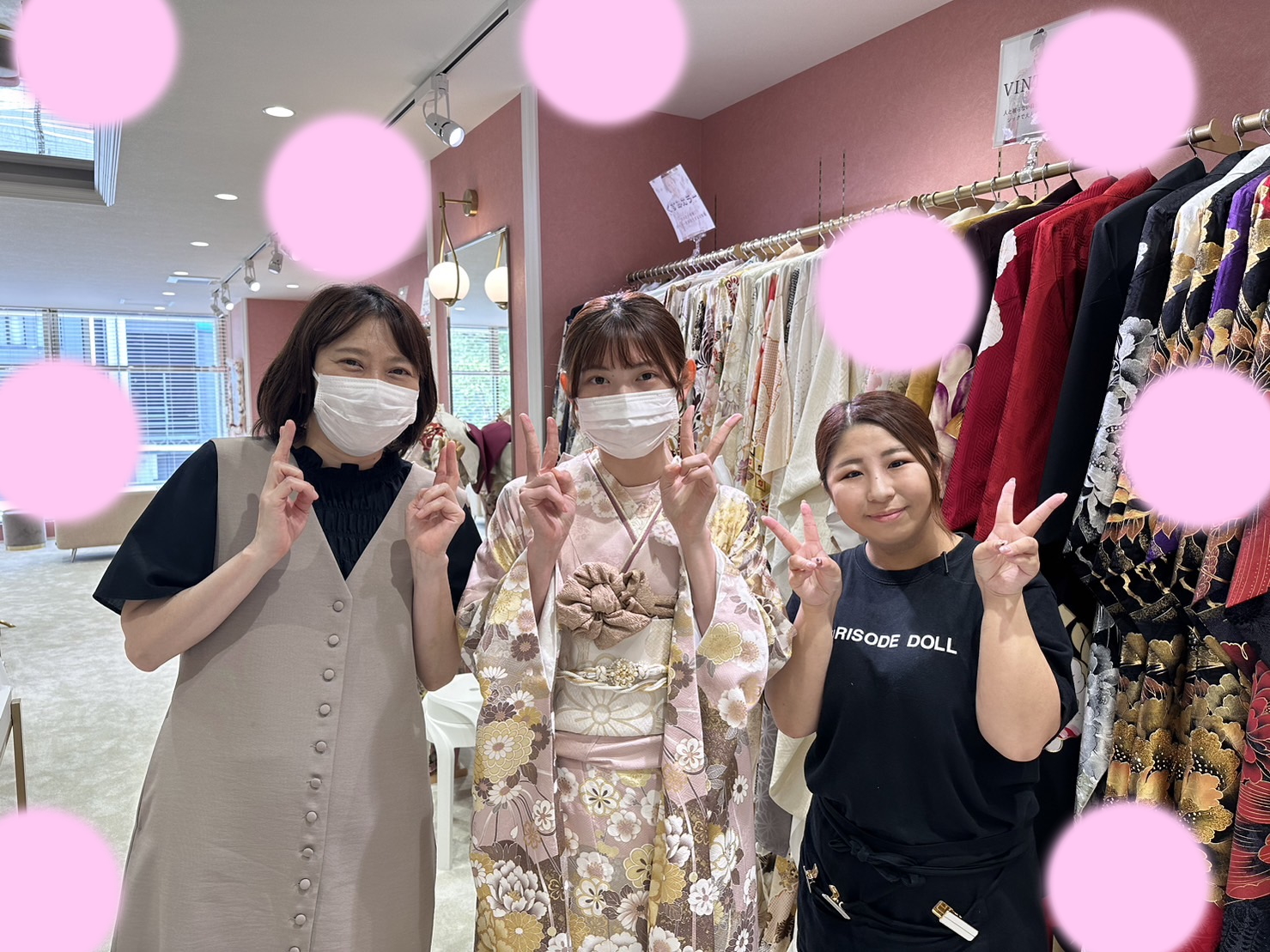 【TAKAZEN姫路店】16日　大人気！流行りのくすみ古典のお振袖♪2025年加古川市成人の姫ちゃんご紹介♡